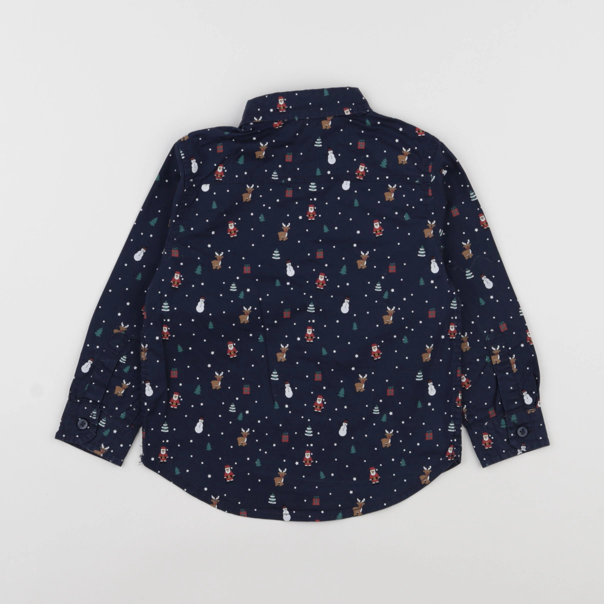 H&M - chemise bleu - 18/24 mois