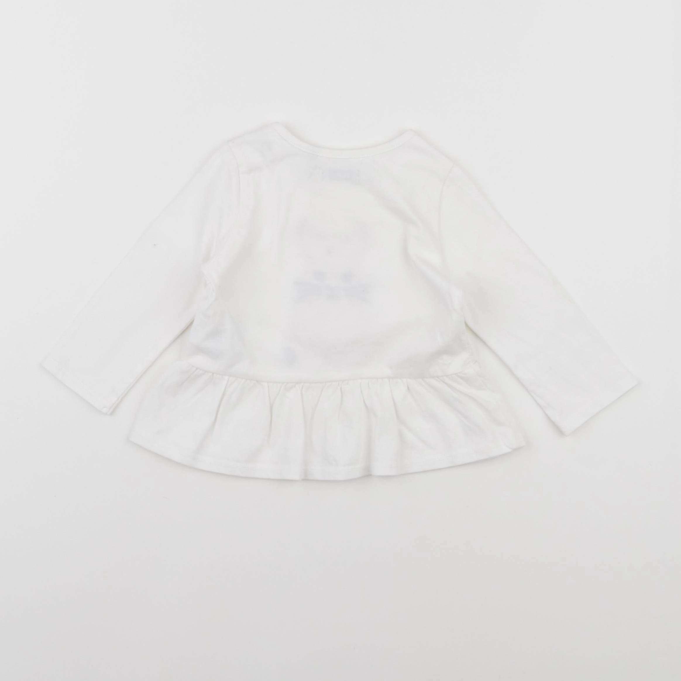 IKKS - tee-shirt blanc, rose - 6 mois