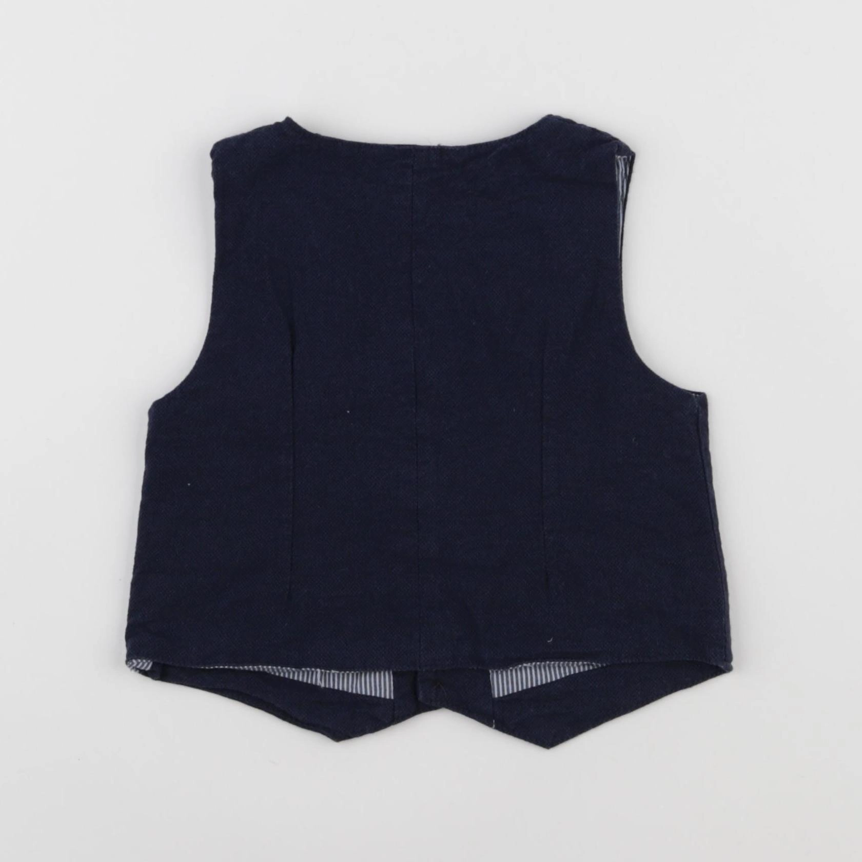 Vertbaudet - gilet bleu - 18 mois
