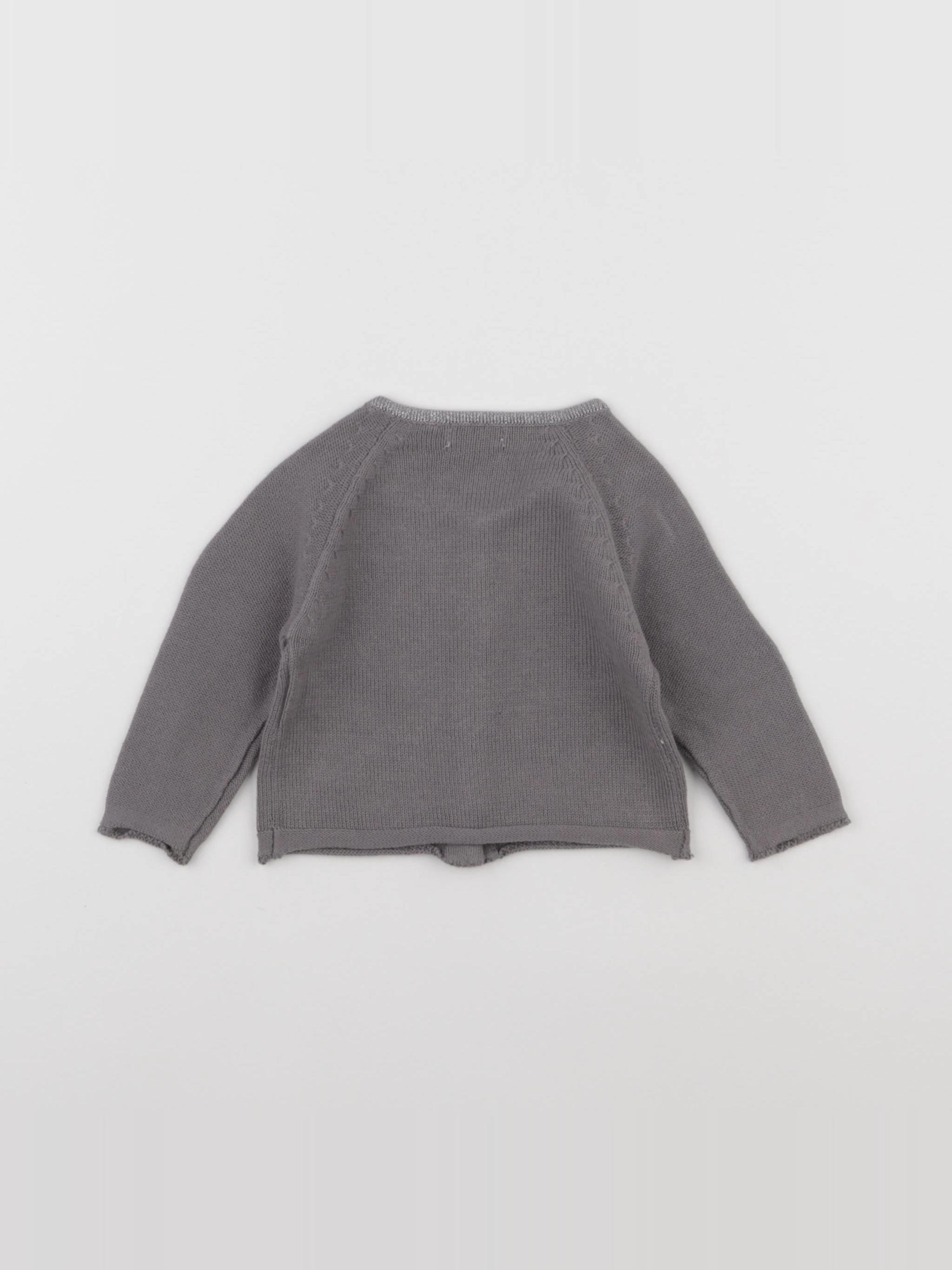 IKKS - gilet gris - 6 mois
