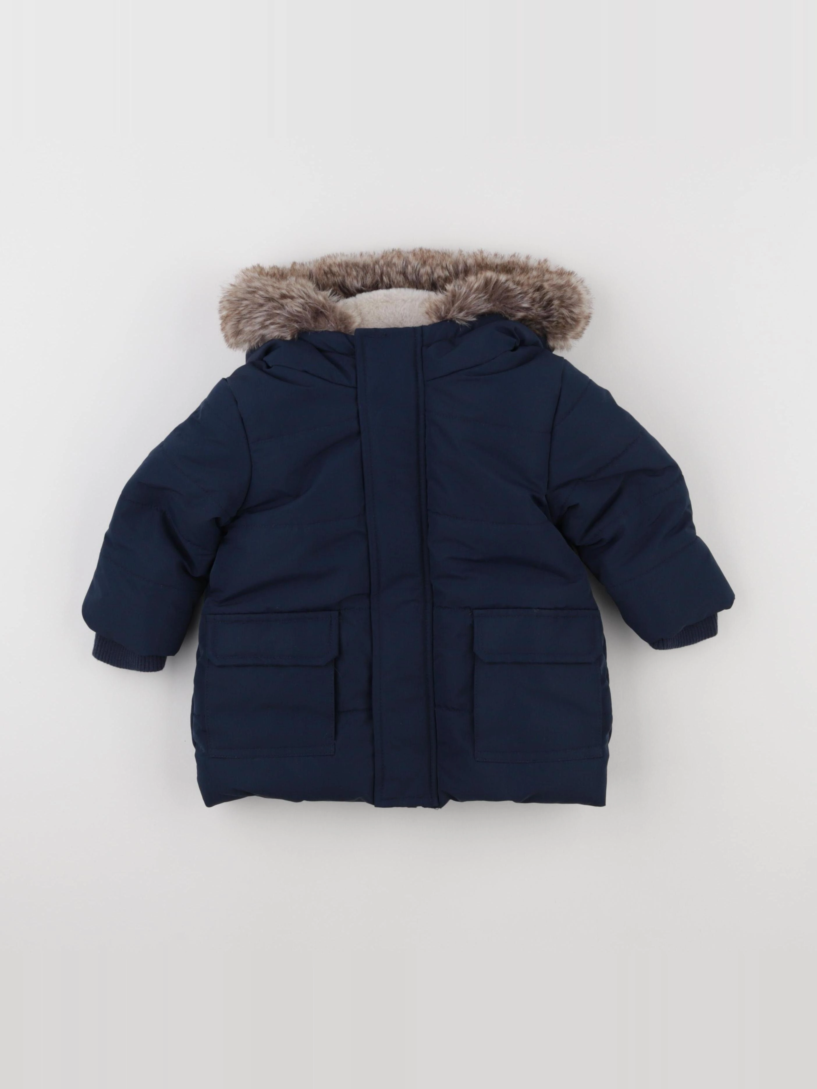 Boutchou - parka bleu - 12 mois