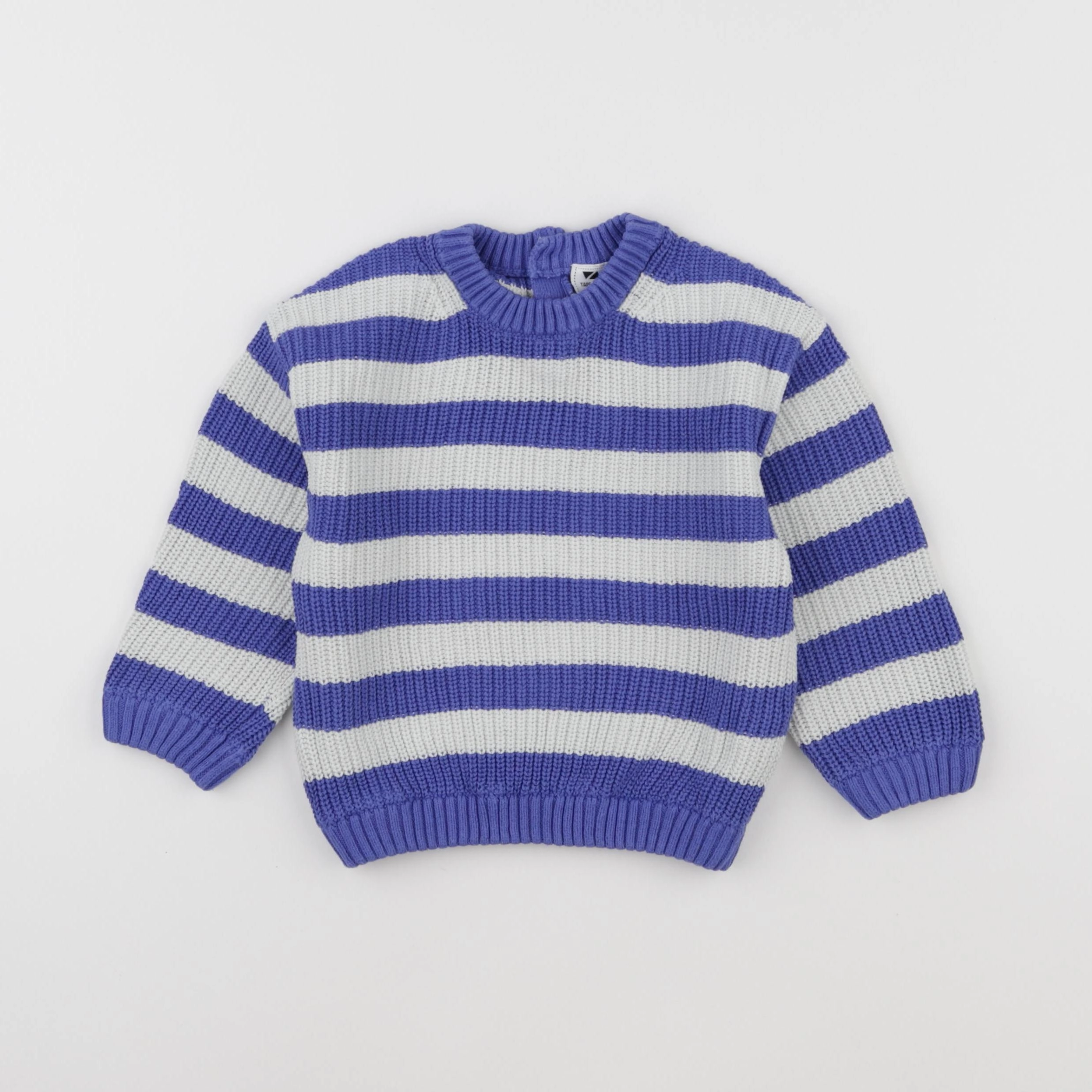 Tape à l'oeil - pull blanc, bleu - 24 mois