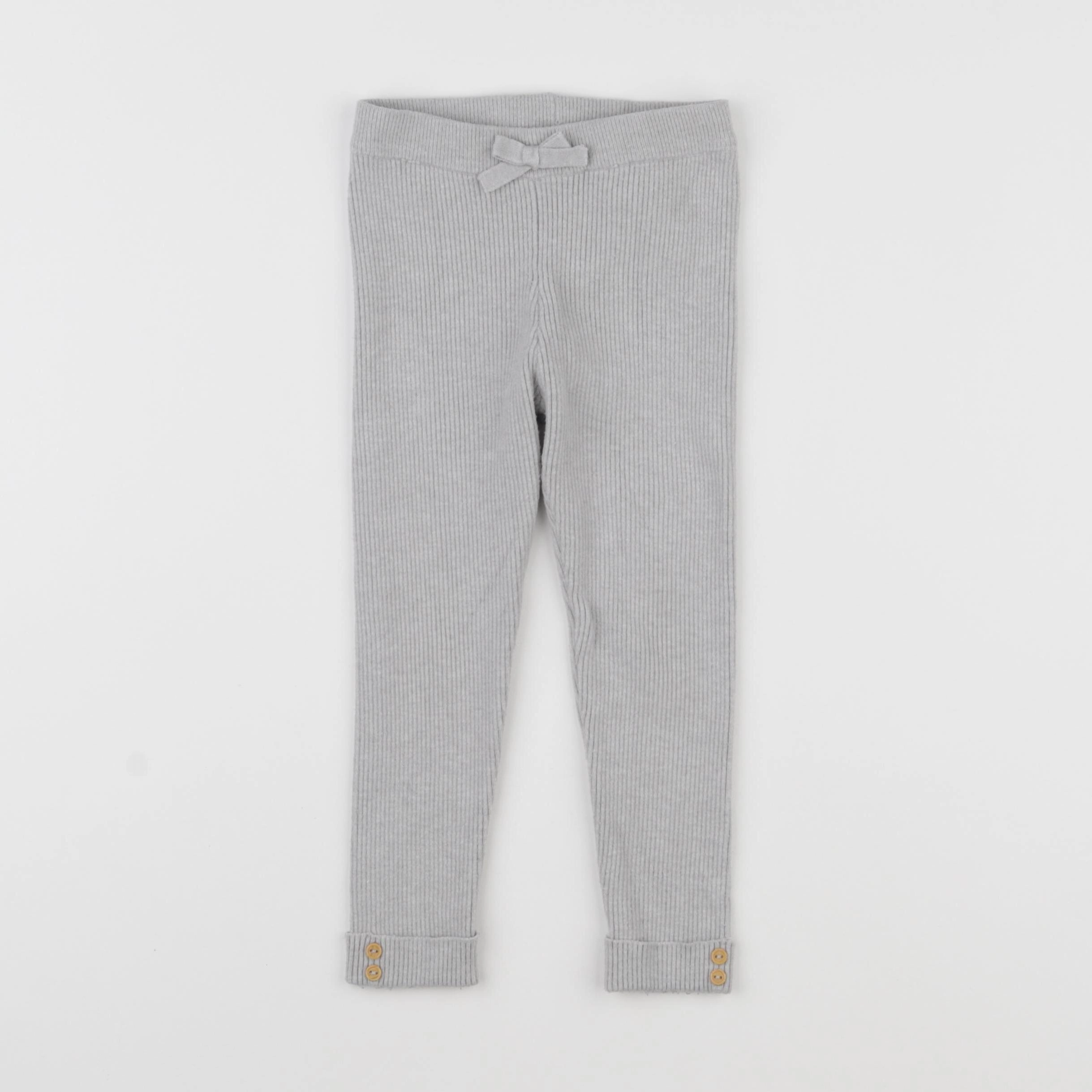 Vertbaudet - legging gris - 36 mois