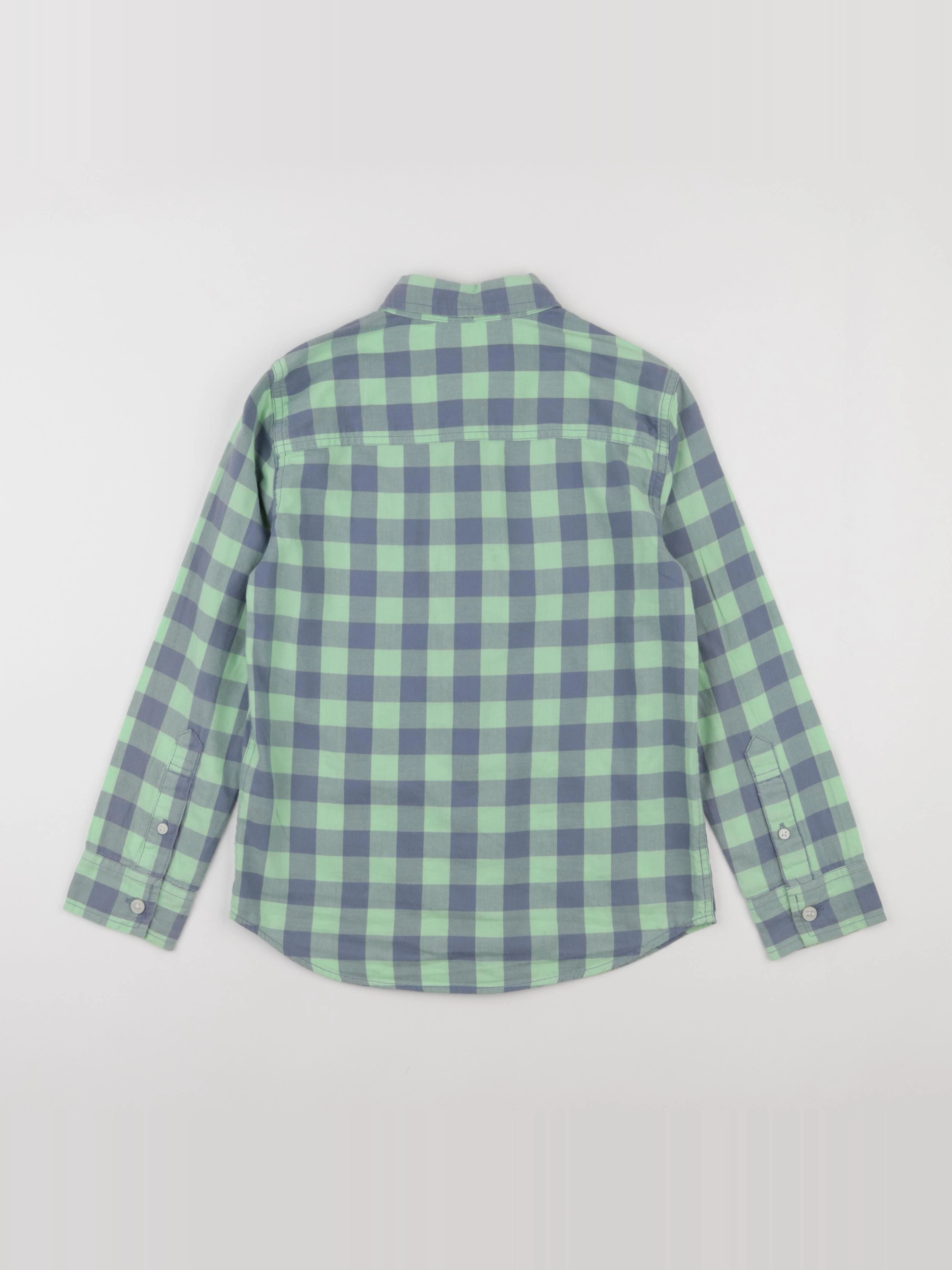 Abercrombie - chemise vert - 7/8 ans