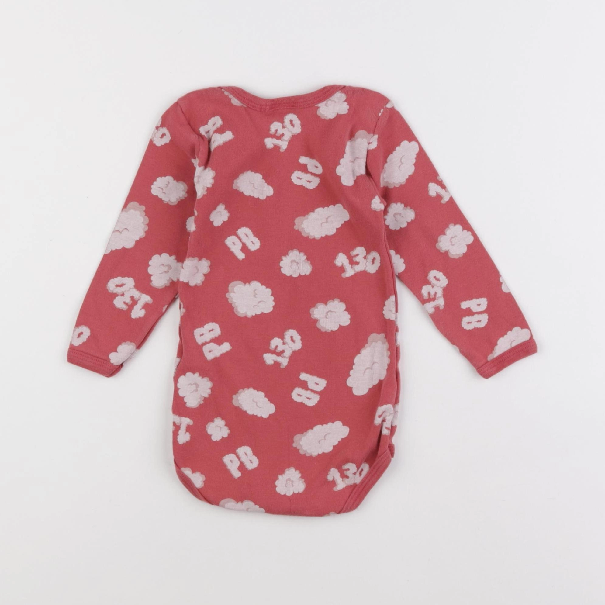 Petit Bateau - body rose - 18 mois