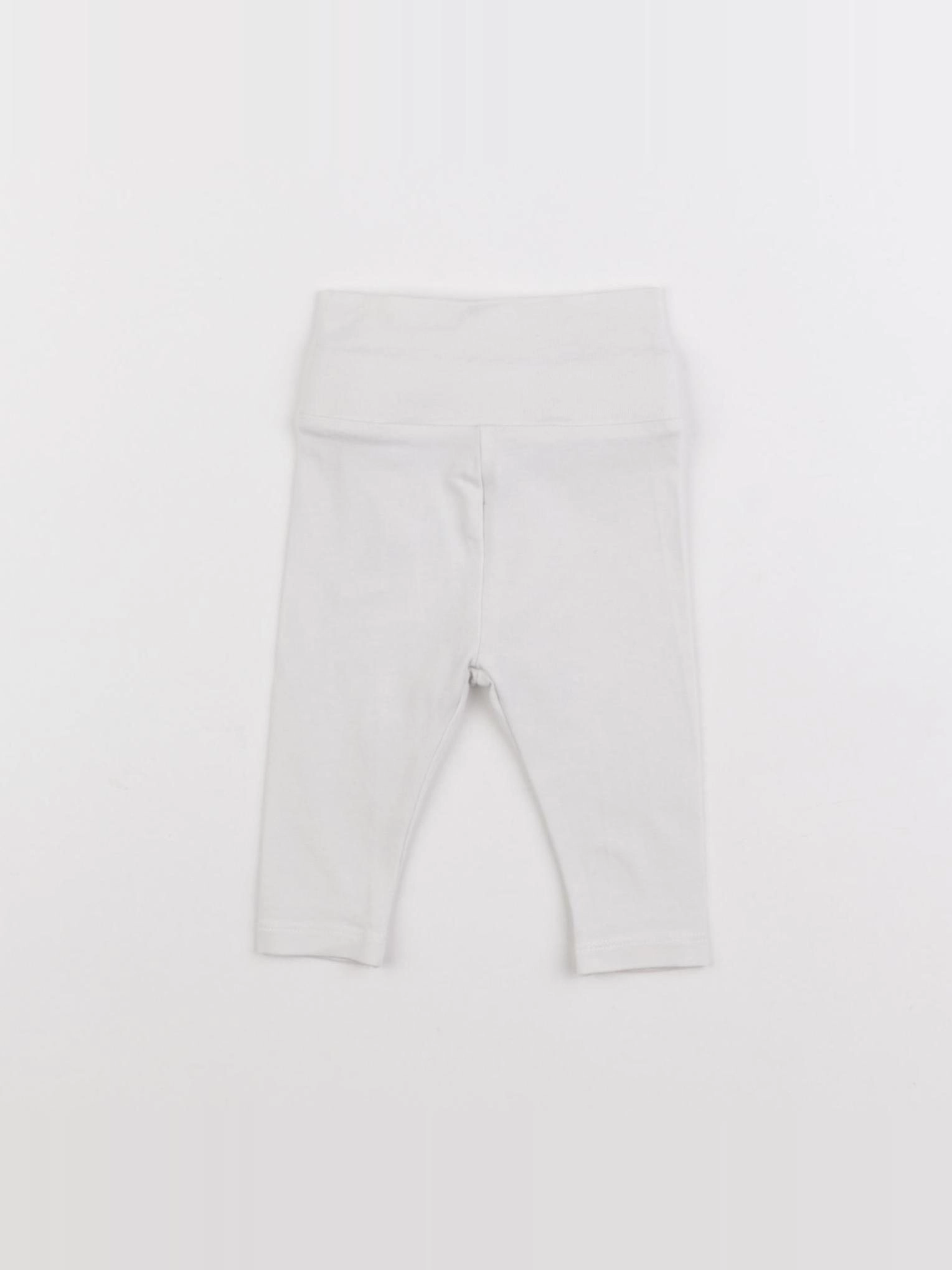 Vertbaudet - legging blanc - 1 mois