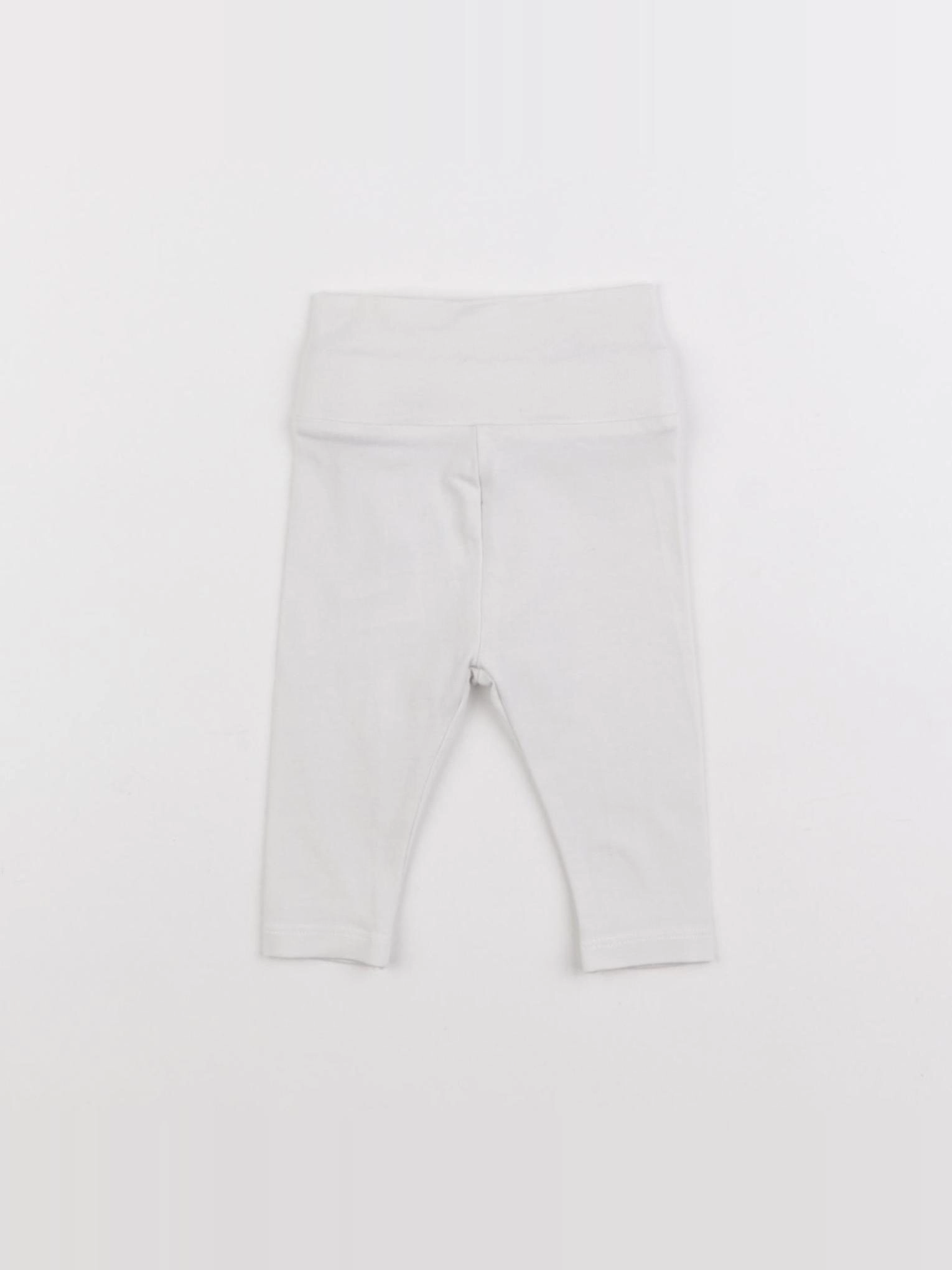 Vertbaudet - legging blanc - 1 mois