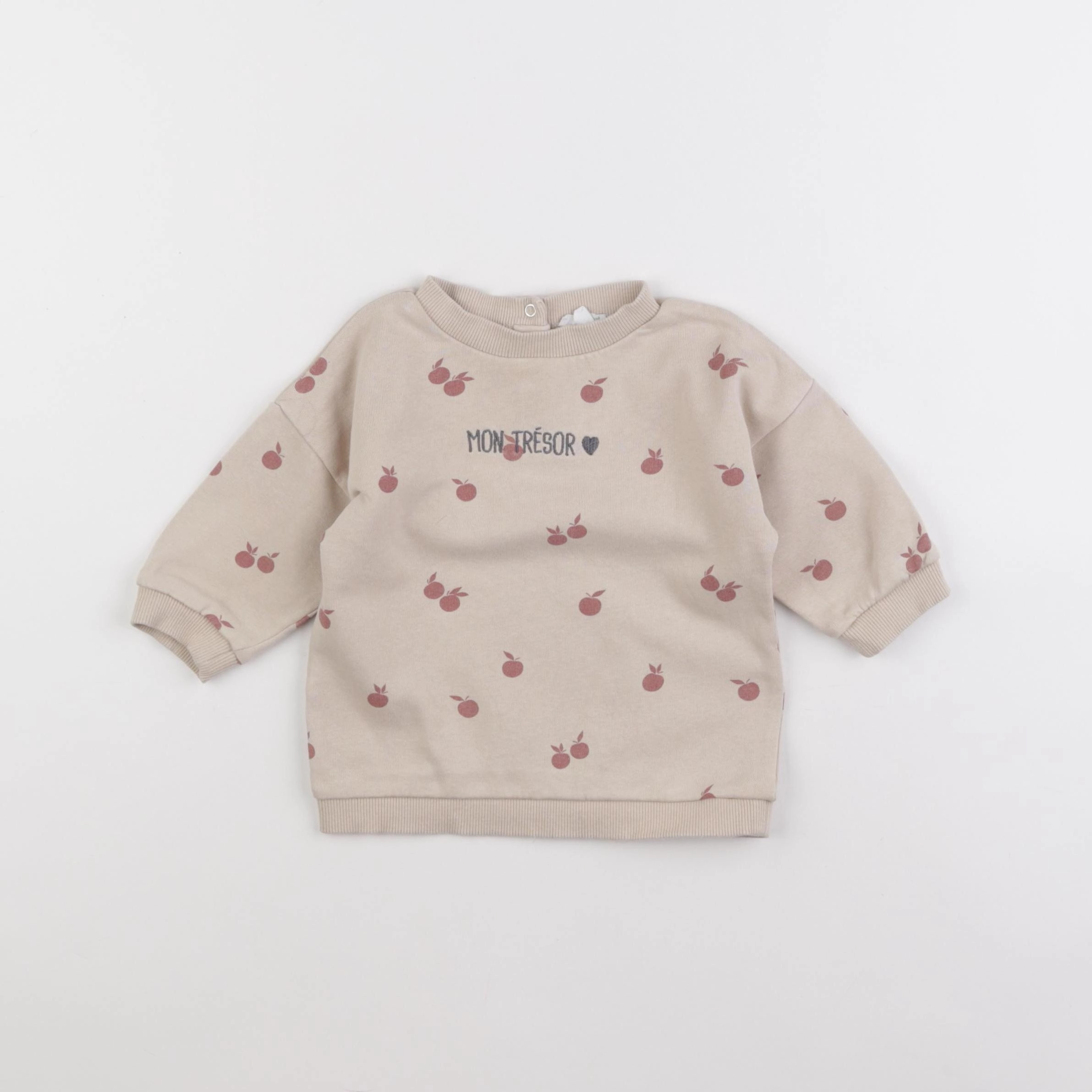 Vertbaudet - robe beige - 9 mois