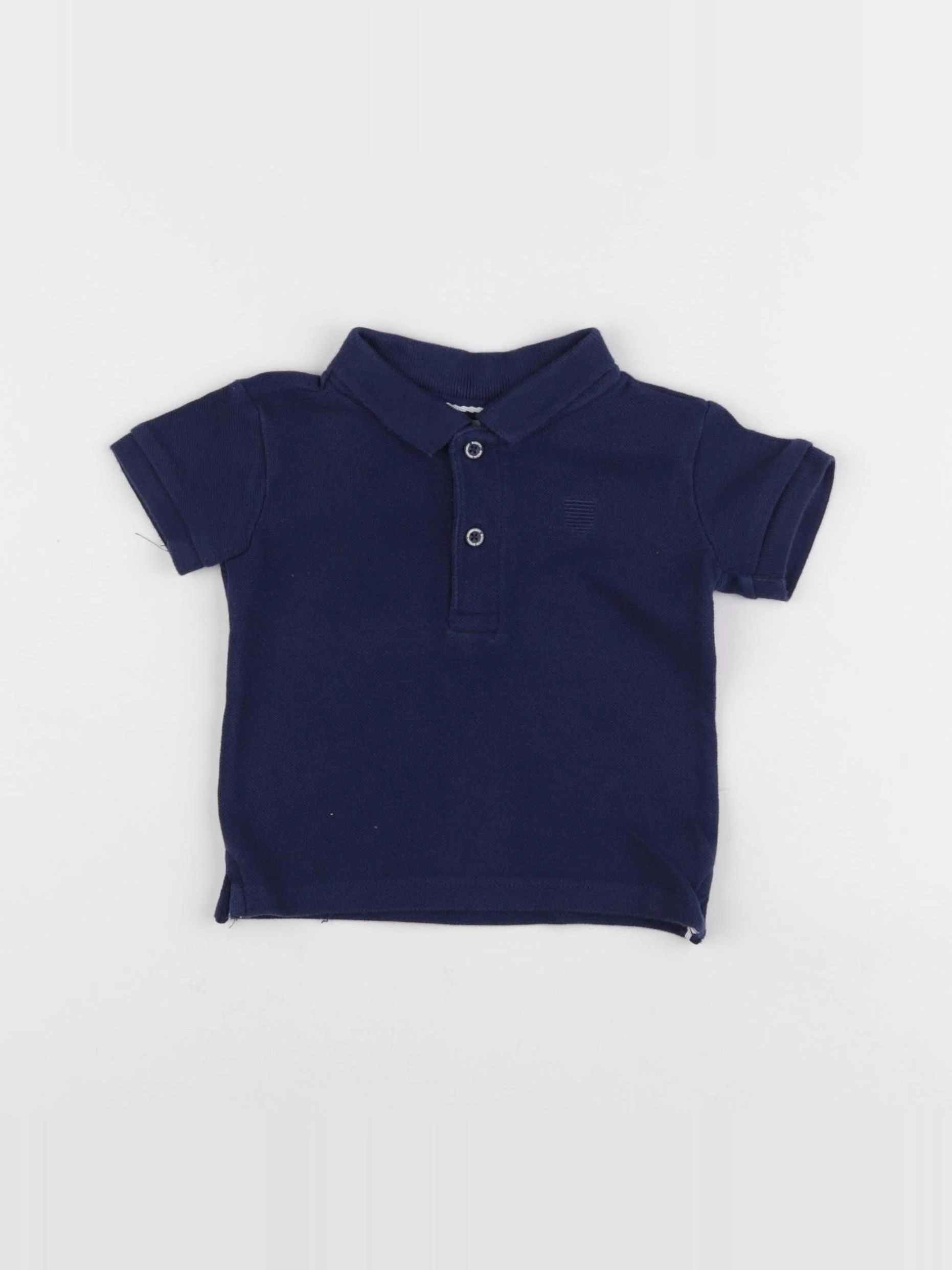 Zara - polo bleu - 6/9 mois