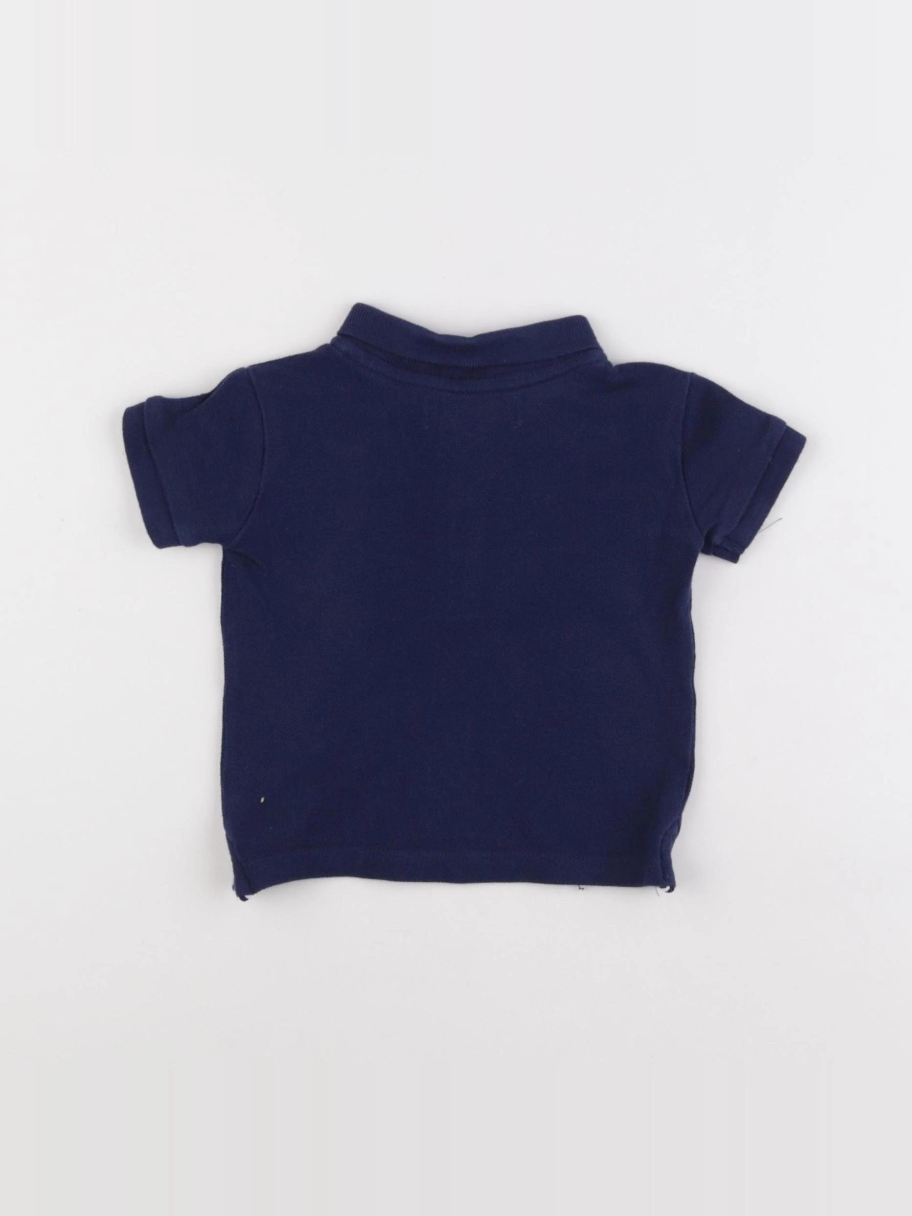 Zara - polo bleu - 6/9 mois