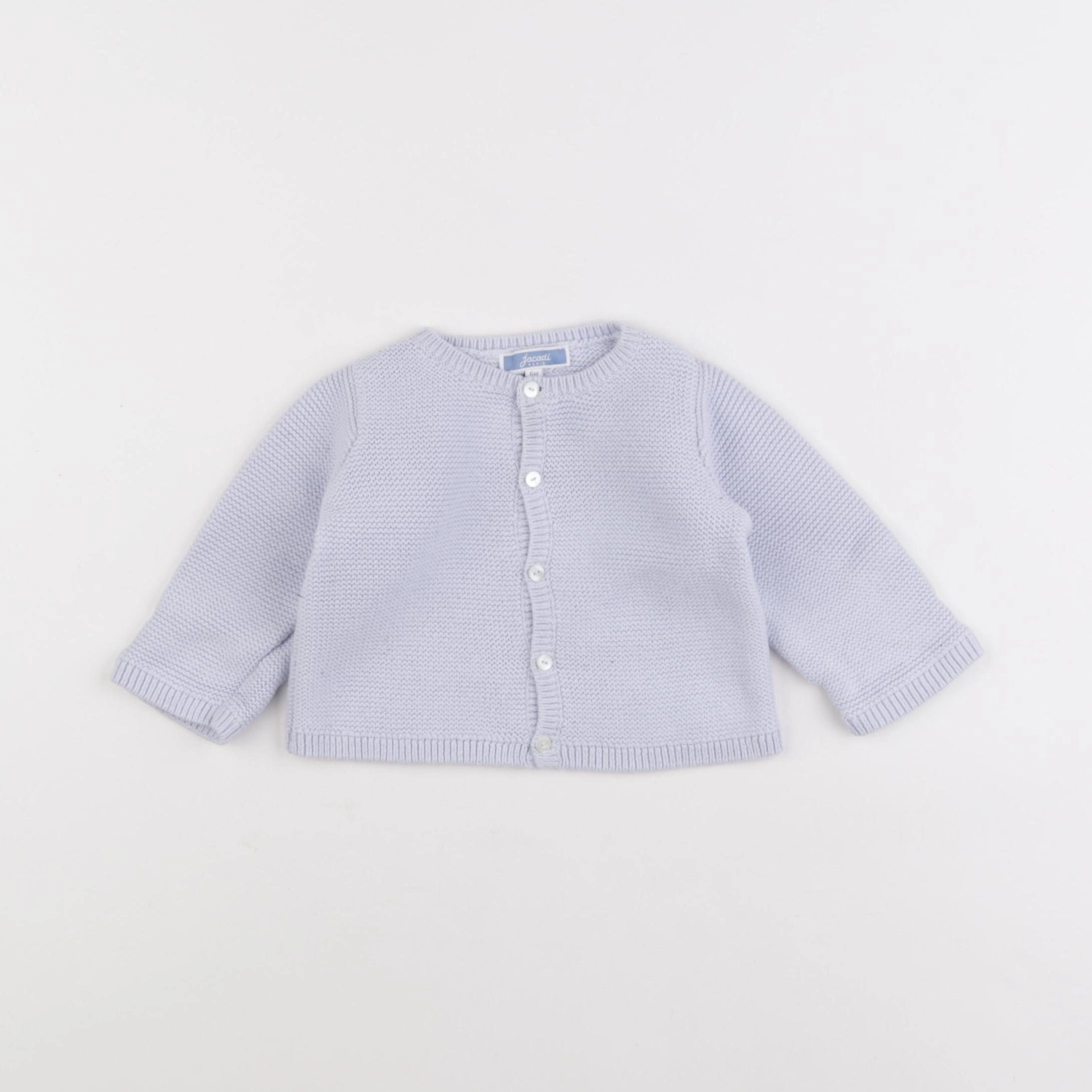 Jacadi - gilet bleu - 6 mois