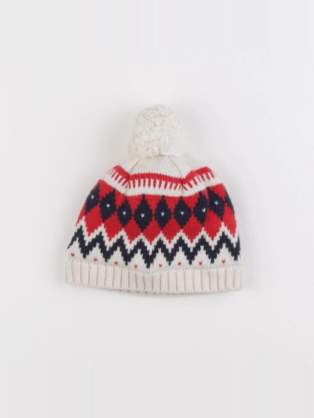 Petit Bateau - bonnet multicolore - 12 mois