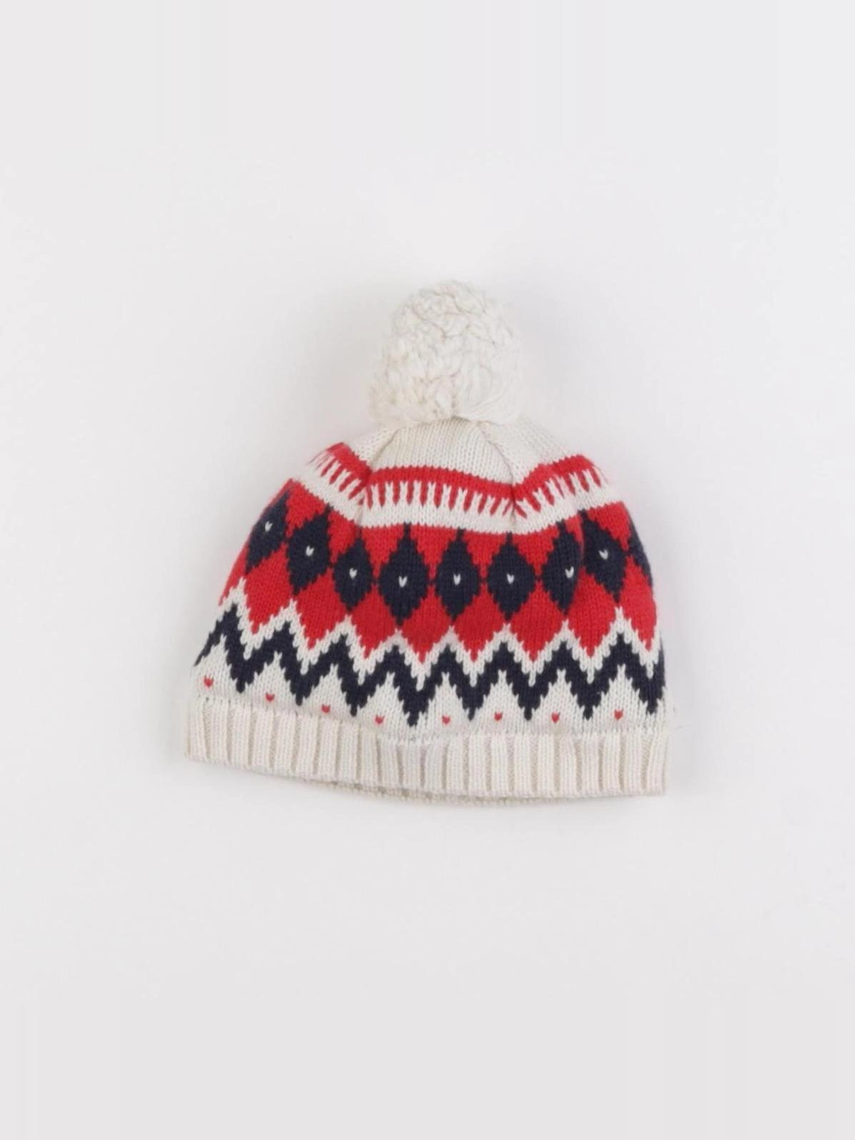 Petit Bateau - bonnet multicolore - 12 mois