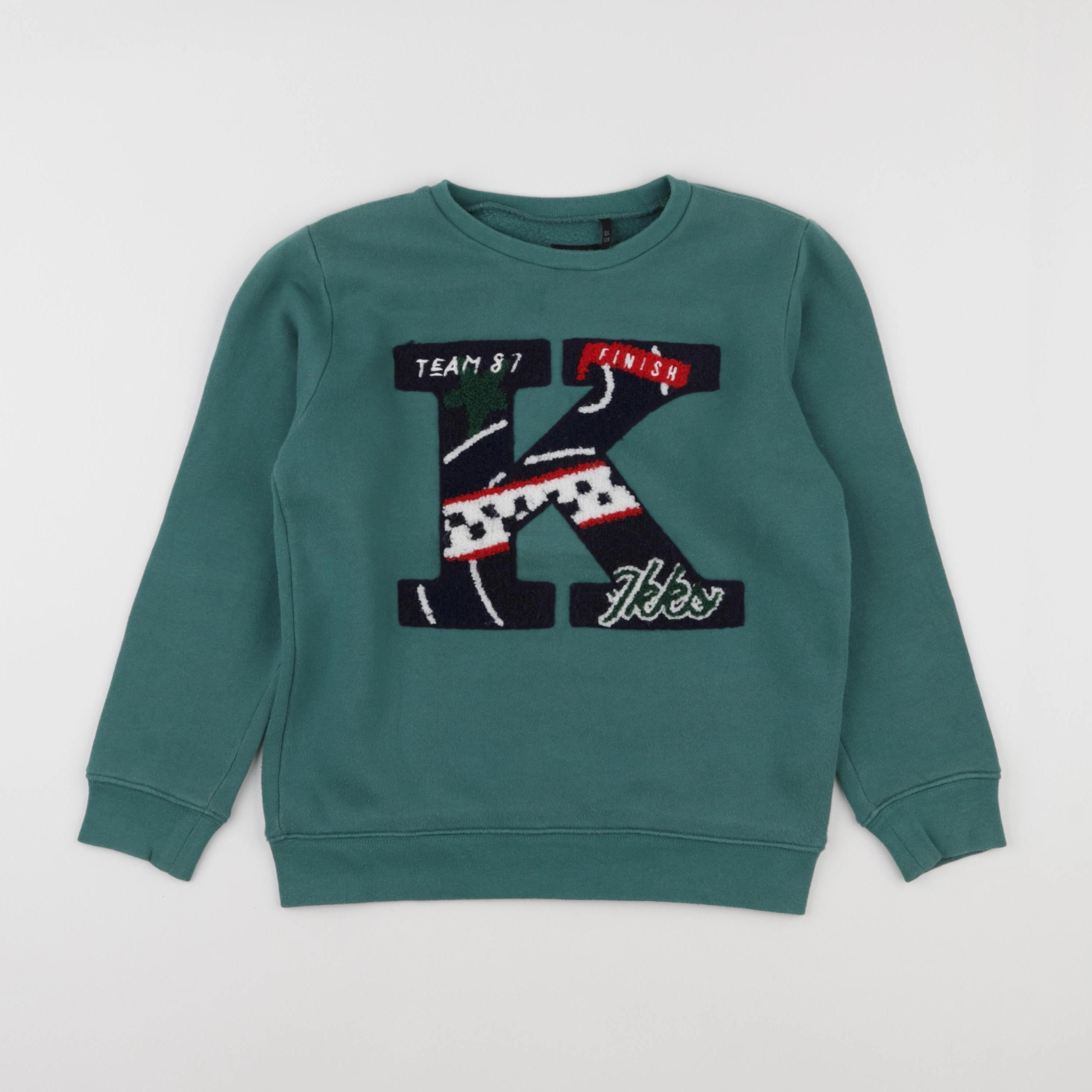 IKKS - sweat bleu - 8 ans