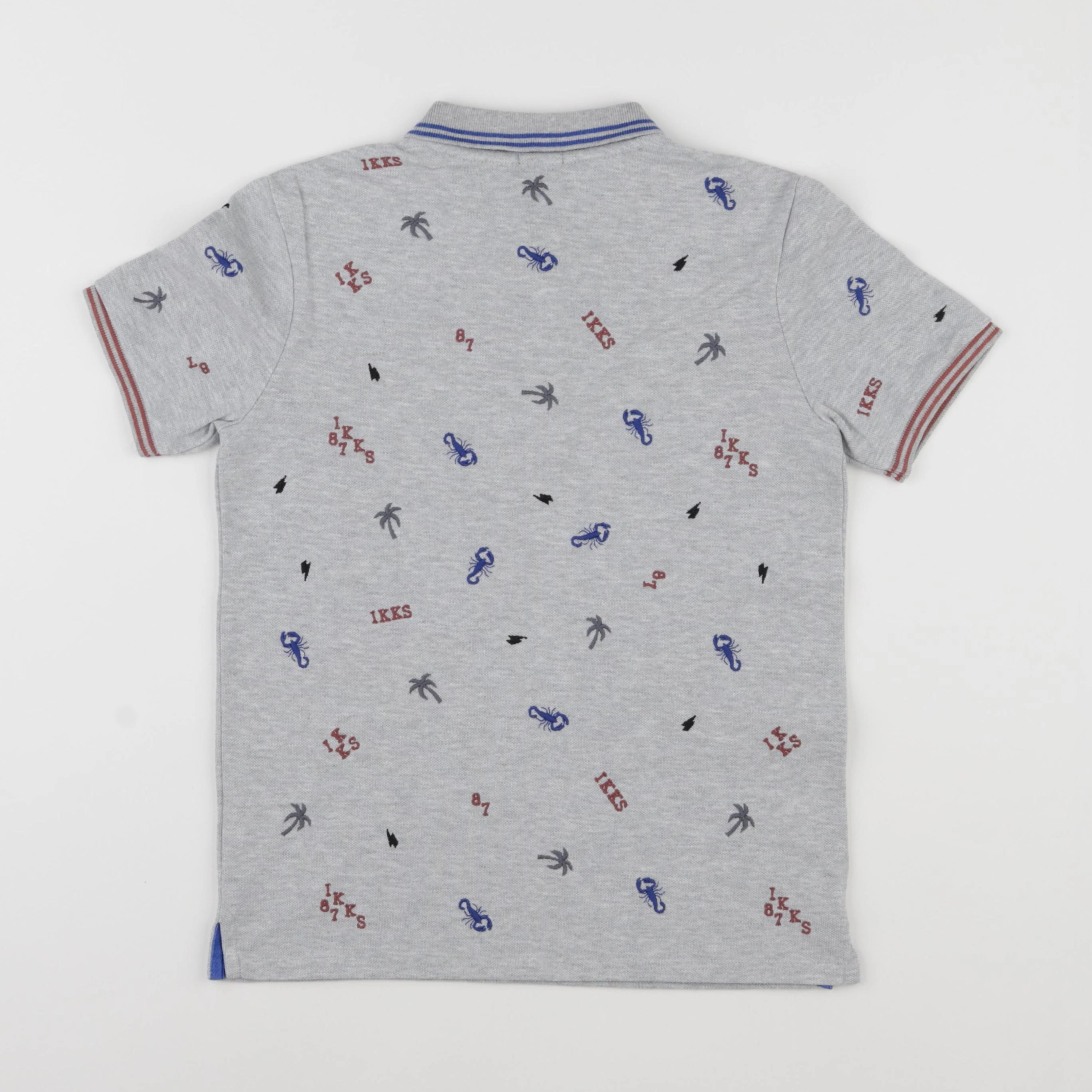 IKKS - polo gris - 10 ans
