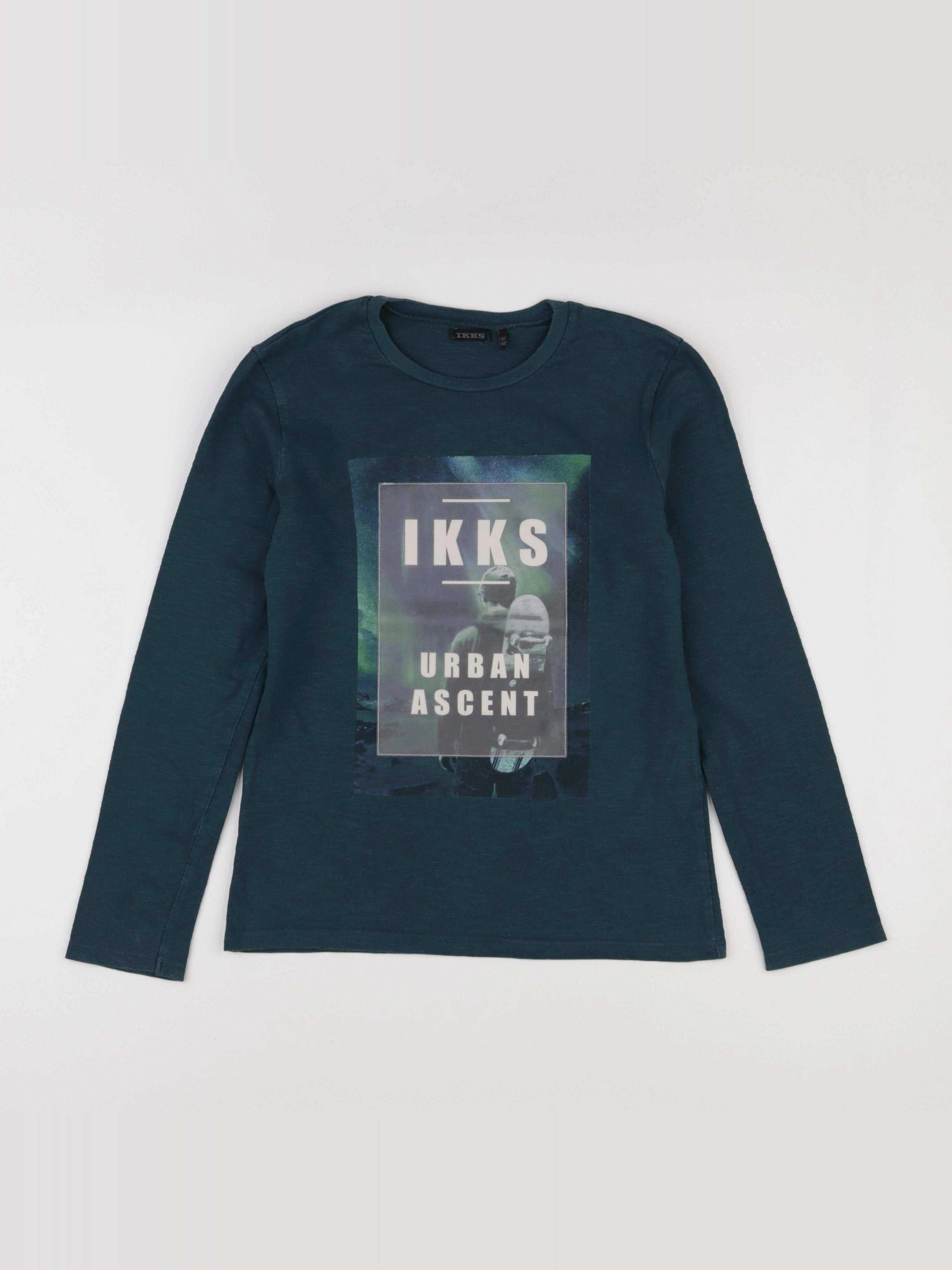 IKKS - tee-shirt bleu - 10 ans