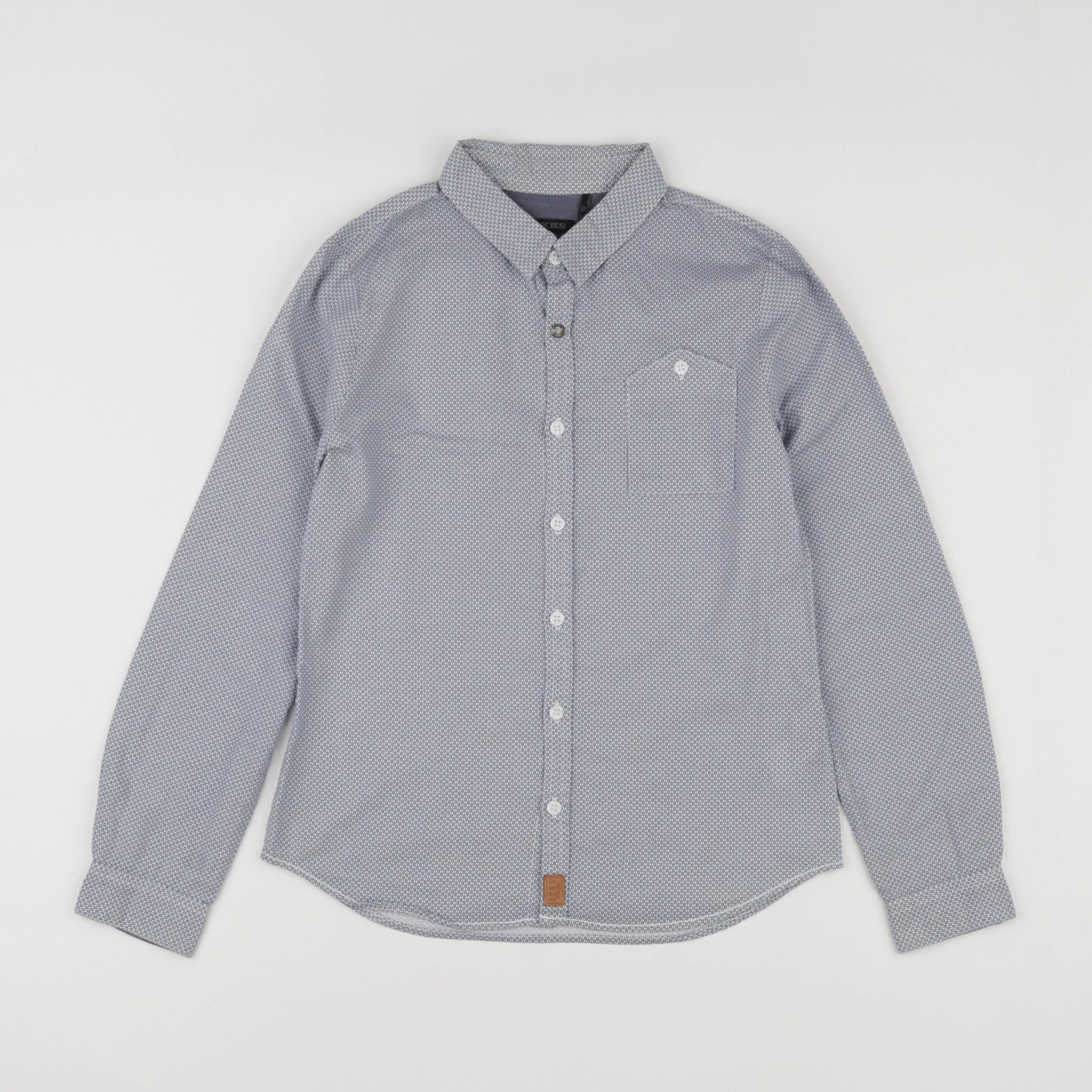 IKKS - chemise bleu - 10 ans