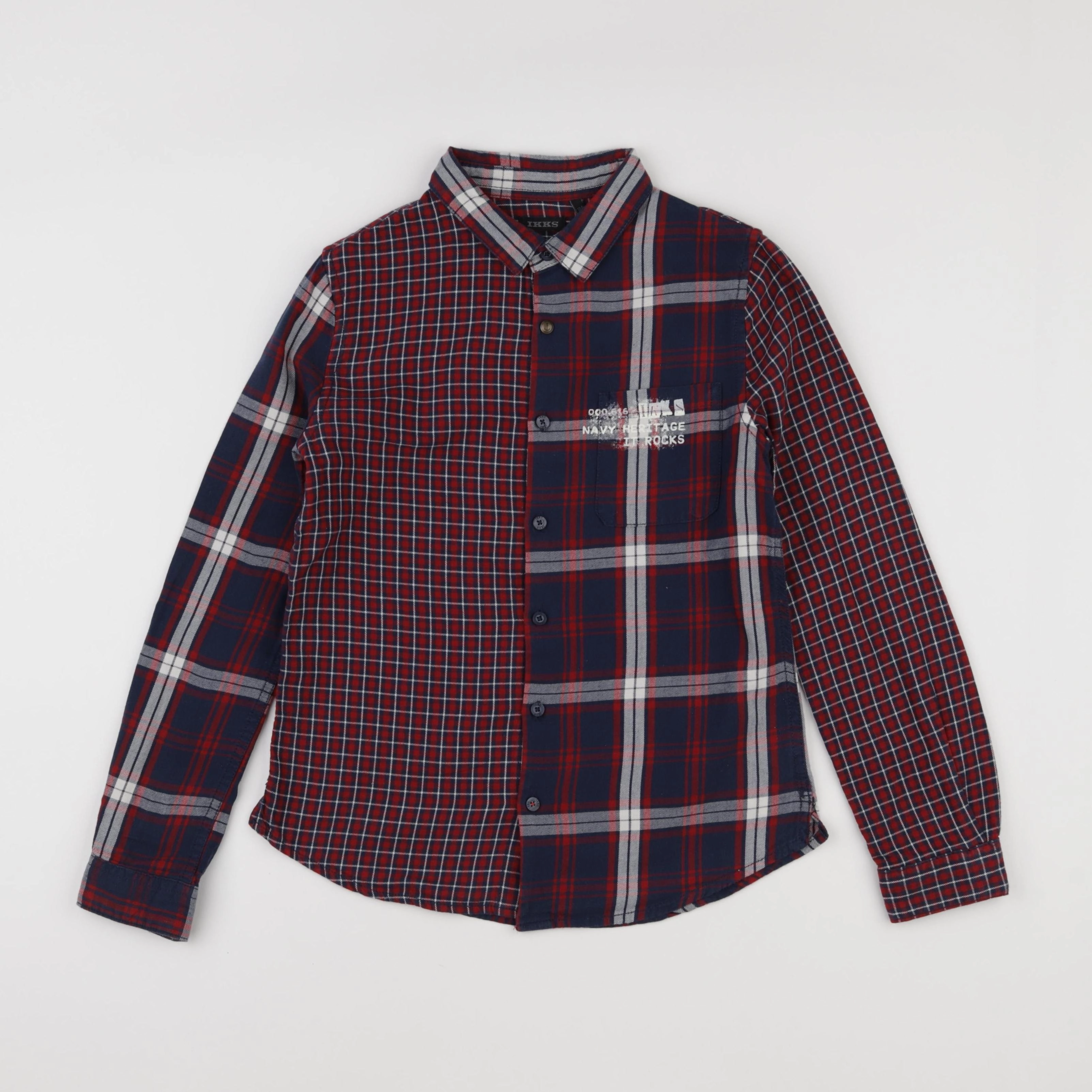 IKKS - chemise rouge - 10 ans