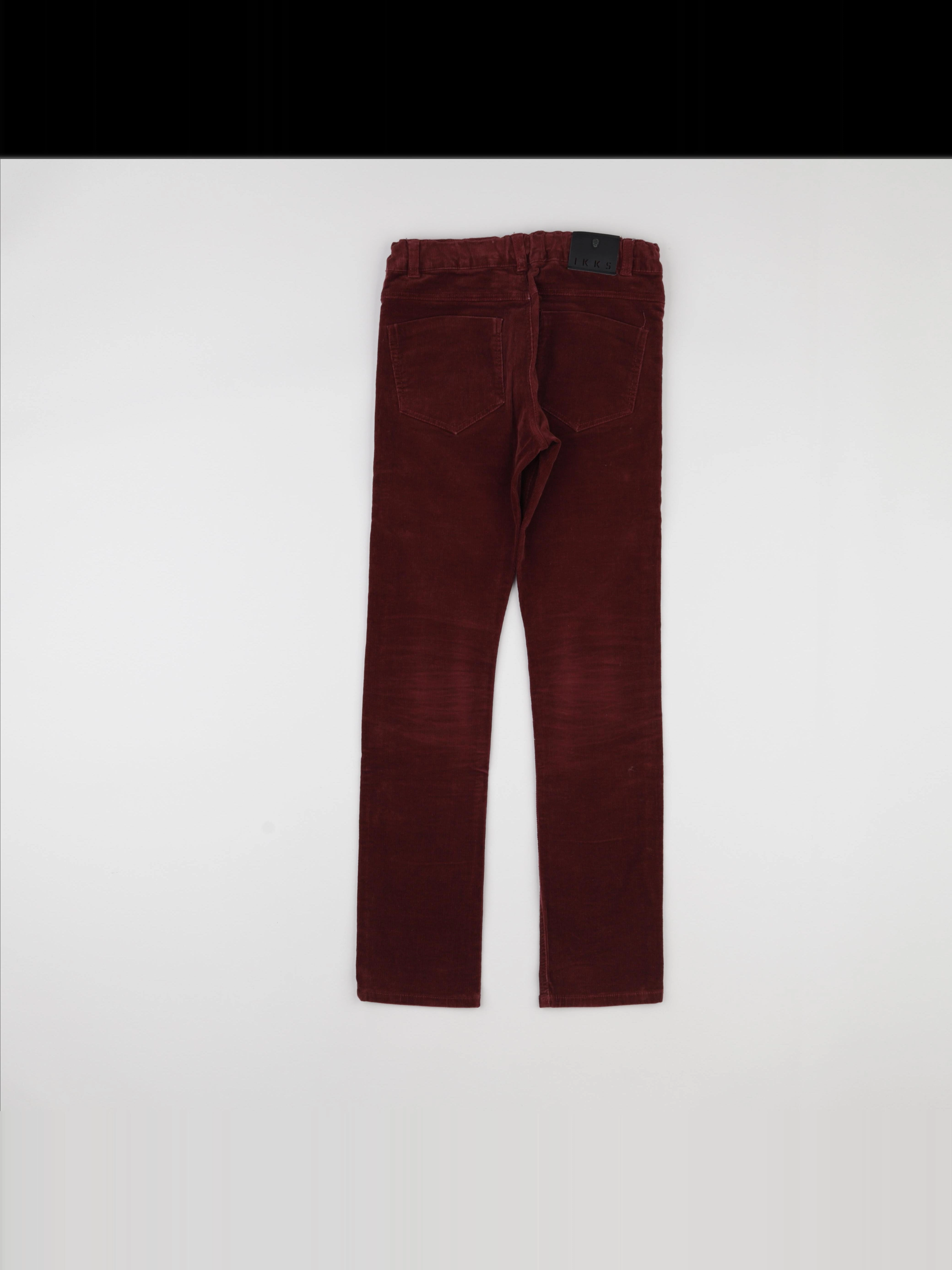 IKKS - pantalon rouge - 10 ans