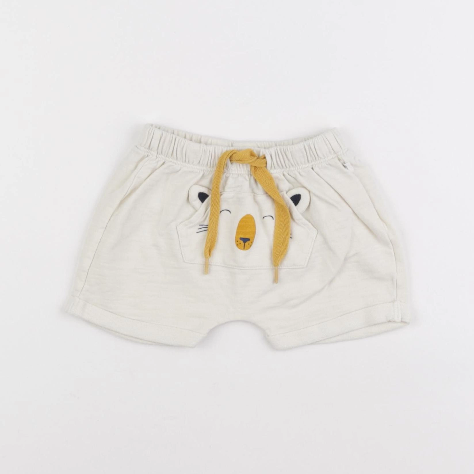 Tape à l'oeil - short jaune - 6 mois