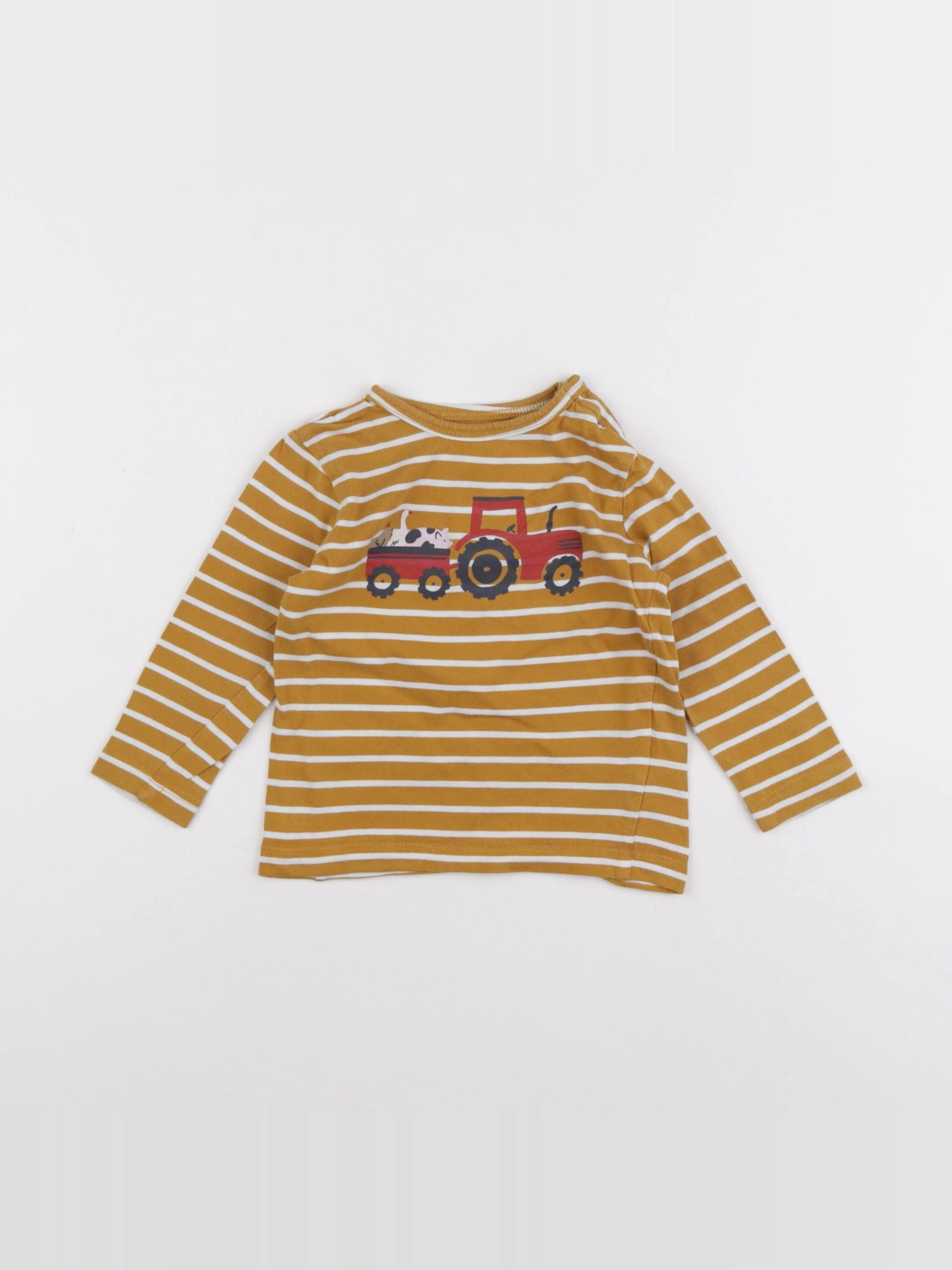 Boutchou - tee-shirt marron - 12 mois