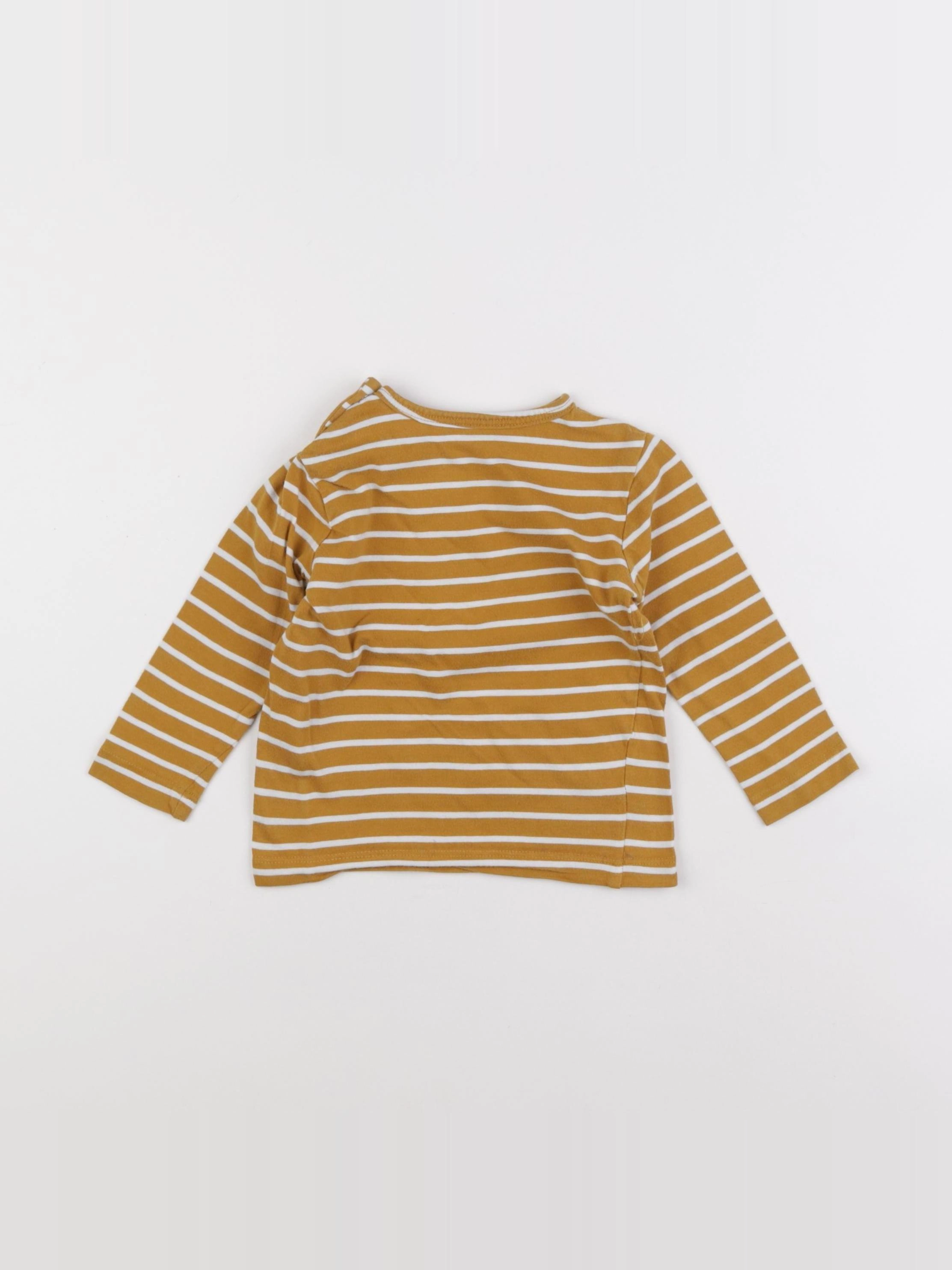 Boutchou - tee-shirt marron - 12 mois