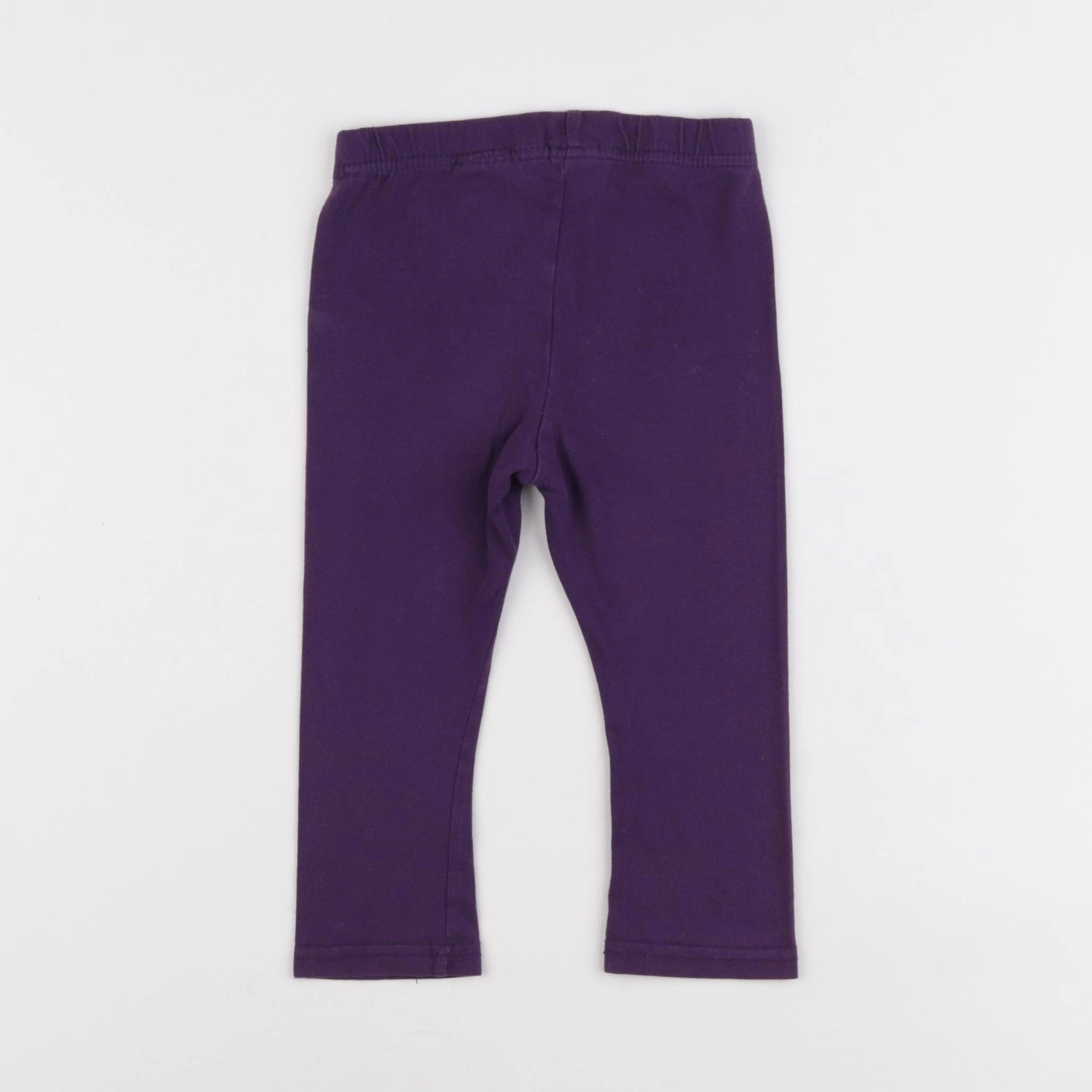 H&M - legging violet - 12/18 mois