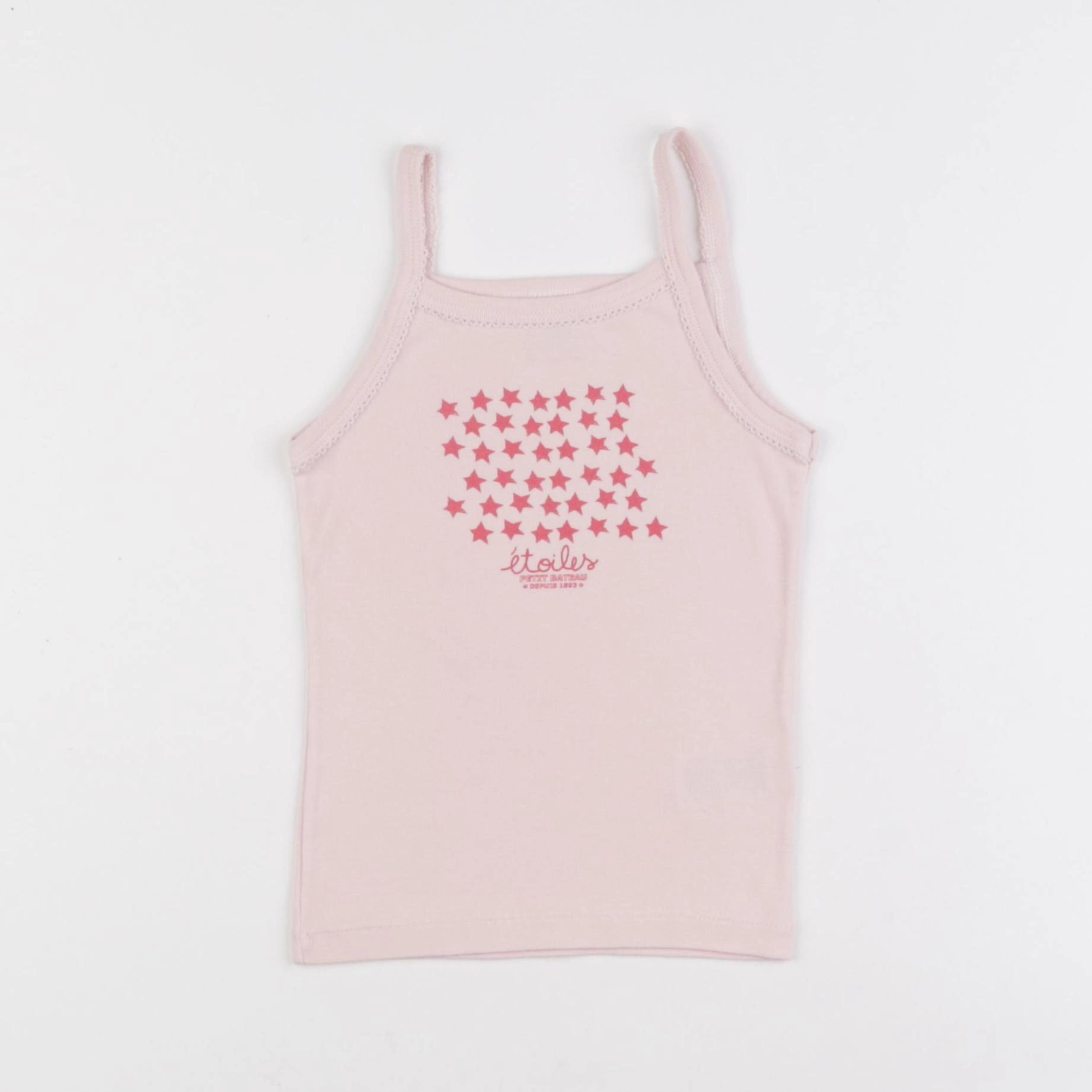 Petit Bateau - maillot de corps rose - 3 ans
