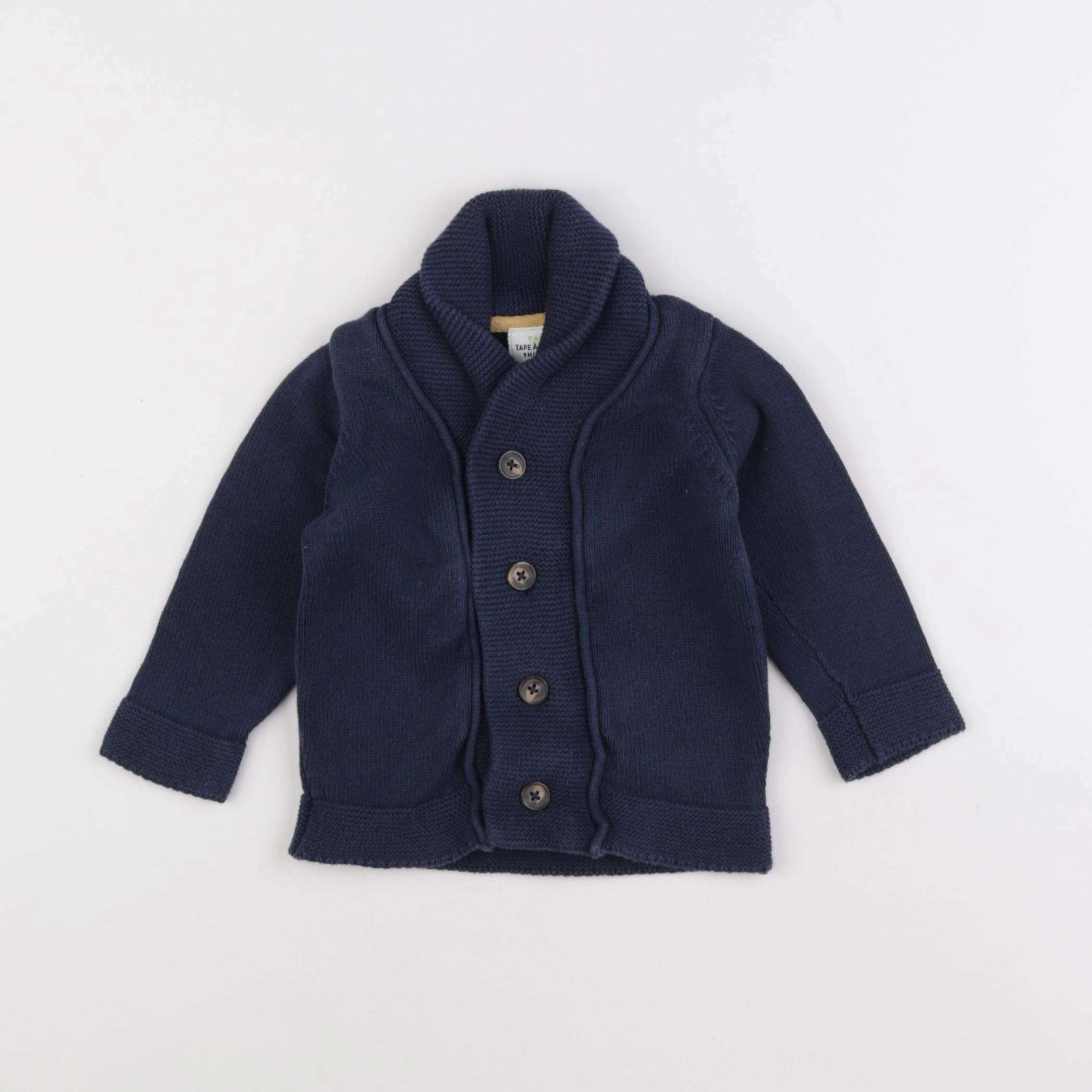 Tape à l'oeil - gilet bleu - 9 mois