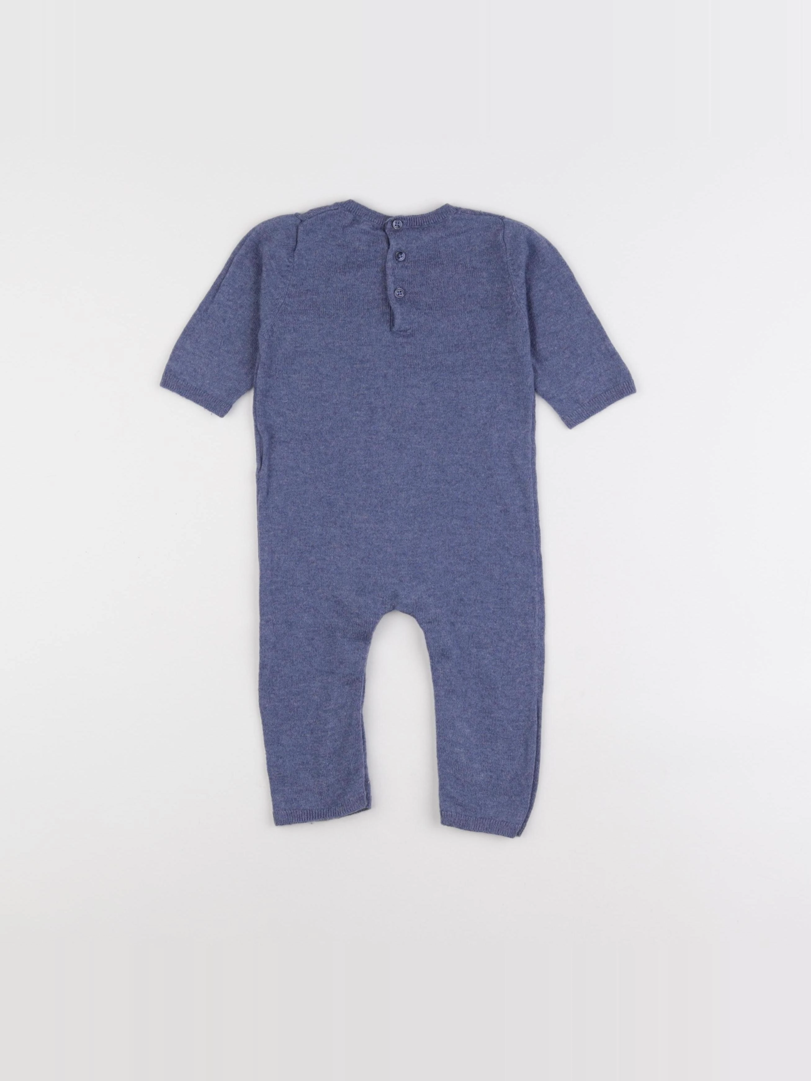 Boutchou - combinaison bleu - 6 mois