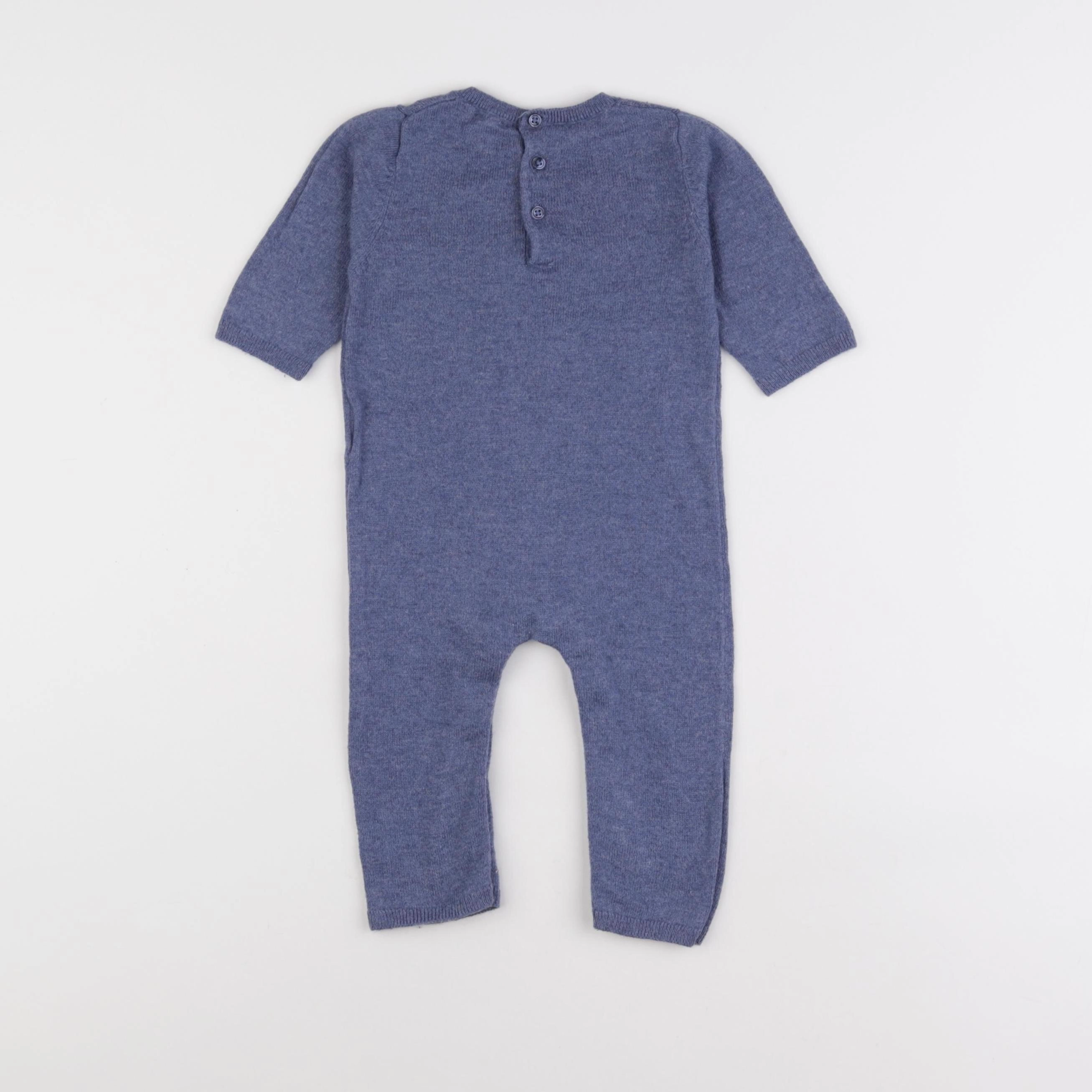 Boutchou - combinaison bleu - 6 mois
