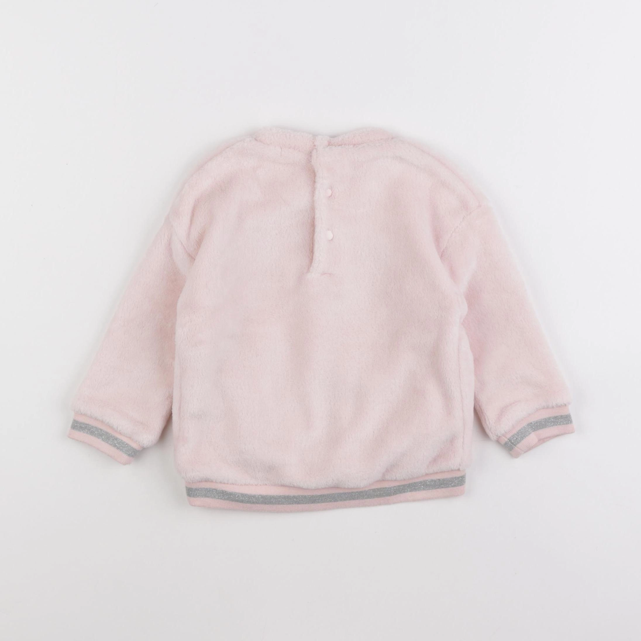 Vertbaudet - pull rose - 18 mois