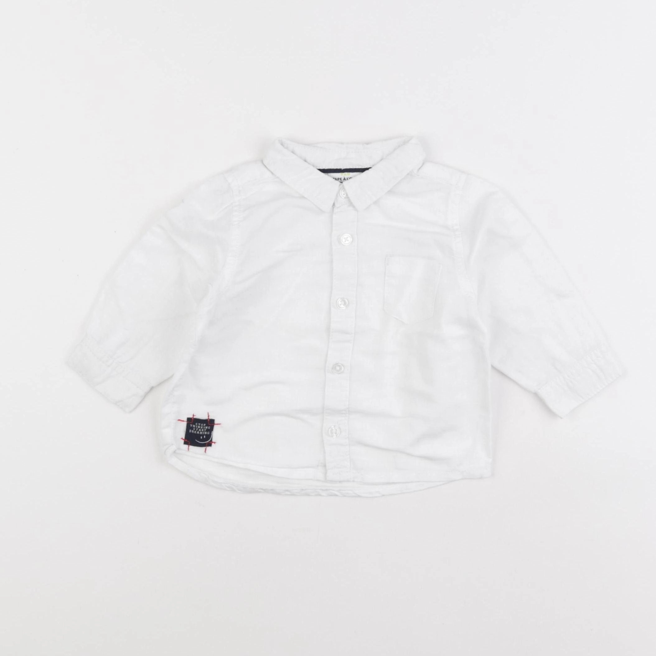 Tape à l'oeil - chemise blanc - 6 mois