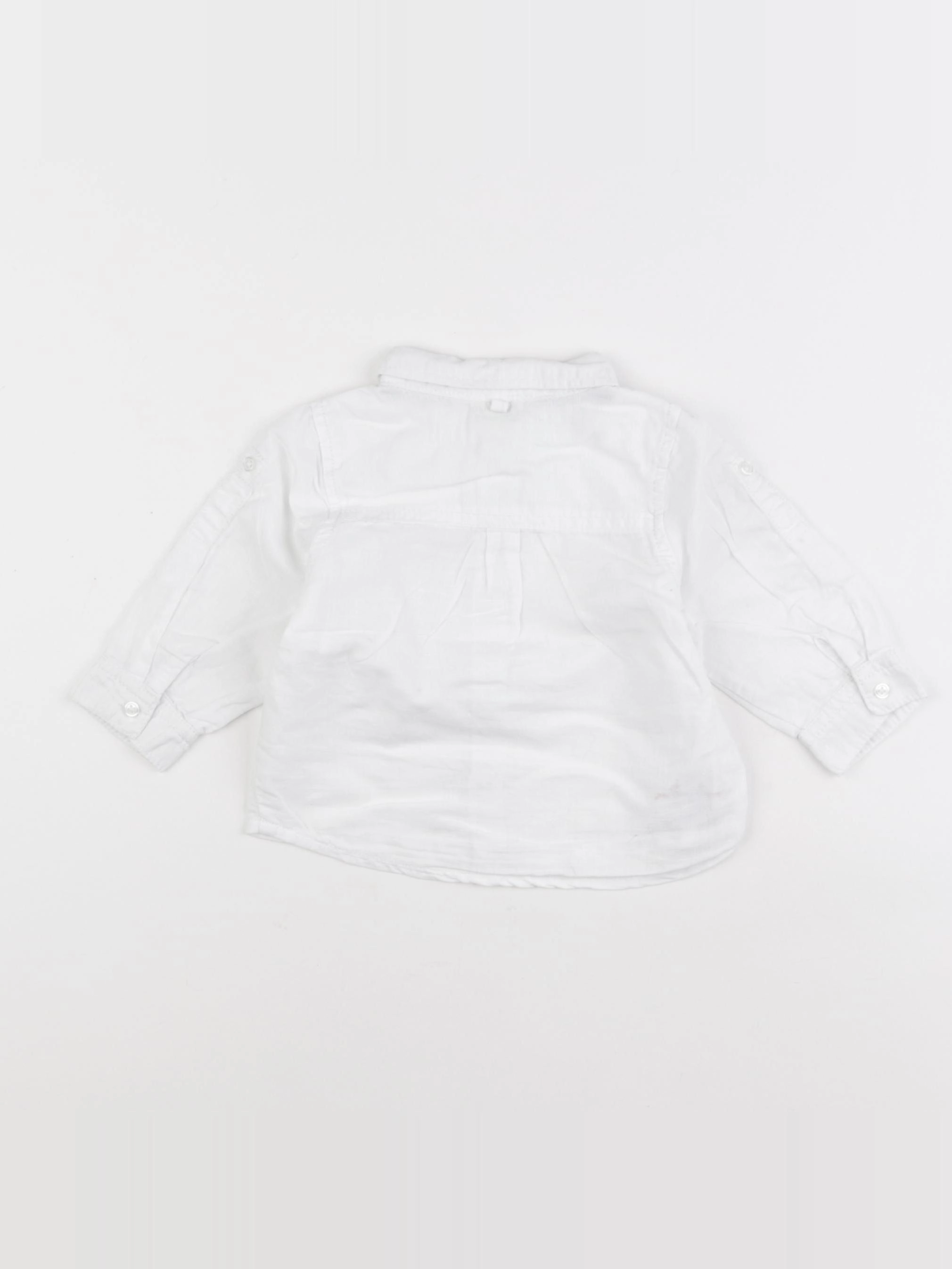Tape à l'oeil - chemise blanc - 6 mois