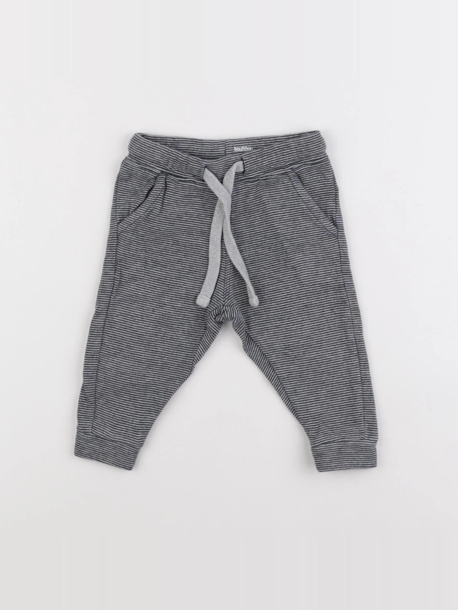 Boutchou - jogging bleu - 9 mois