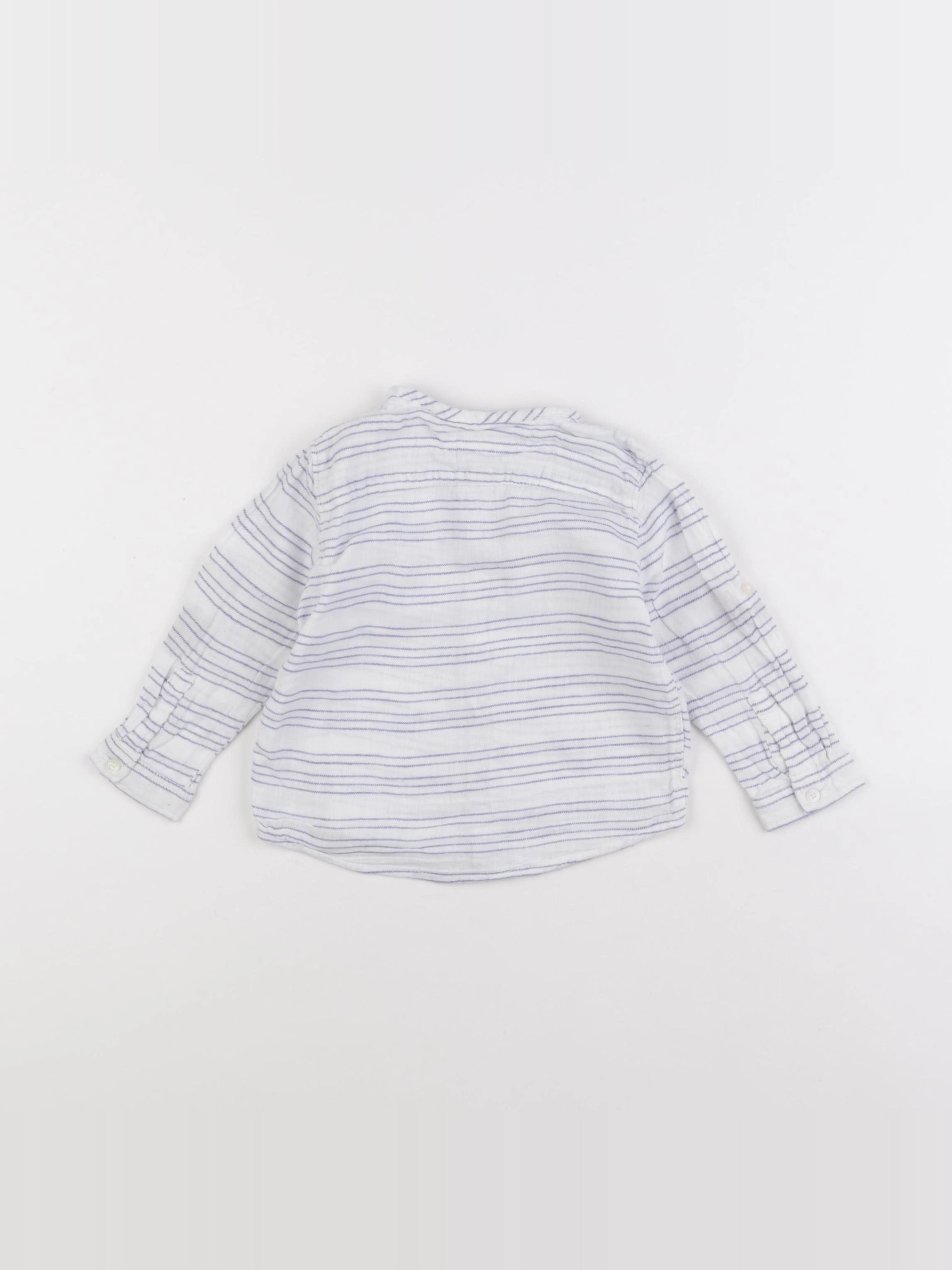 Zara - chemise bleu - 9/12 mois