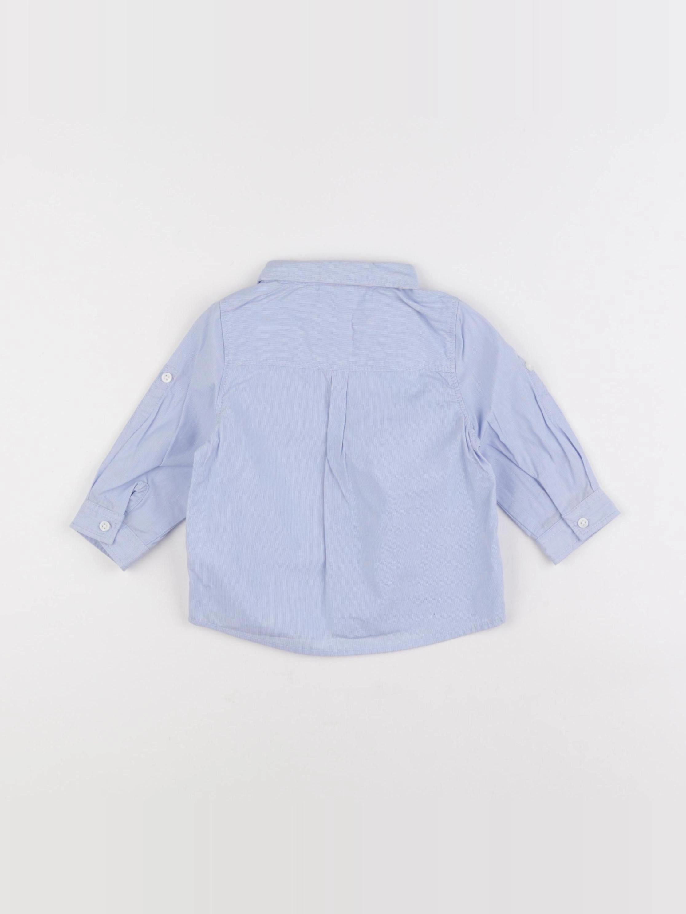 Tape à l'oeil - chemise bleu - 9 mois