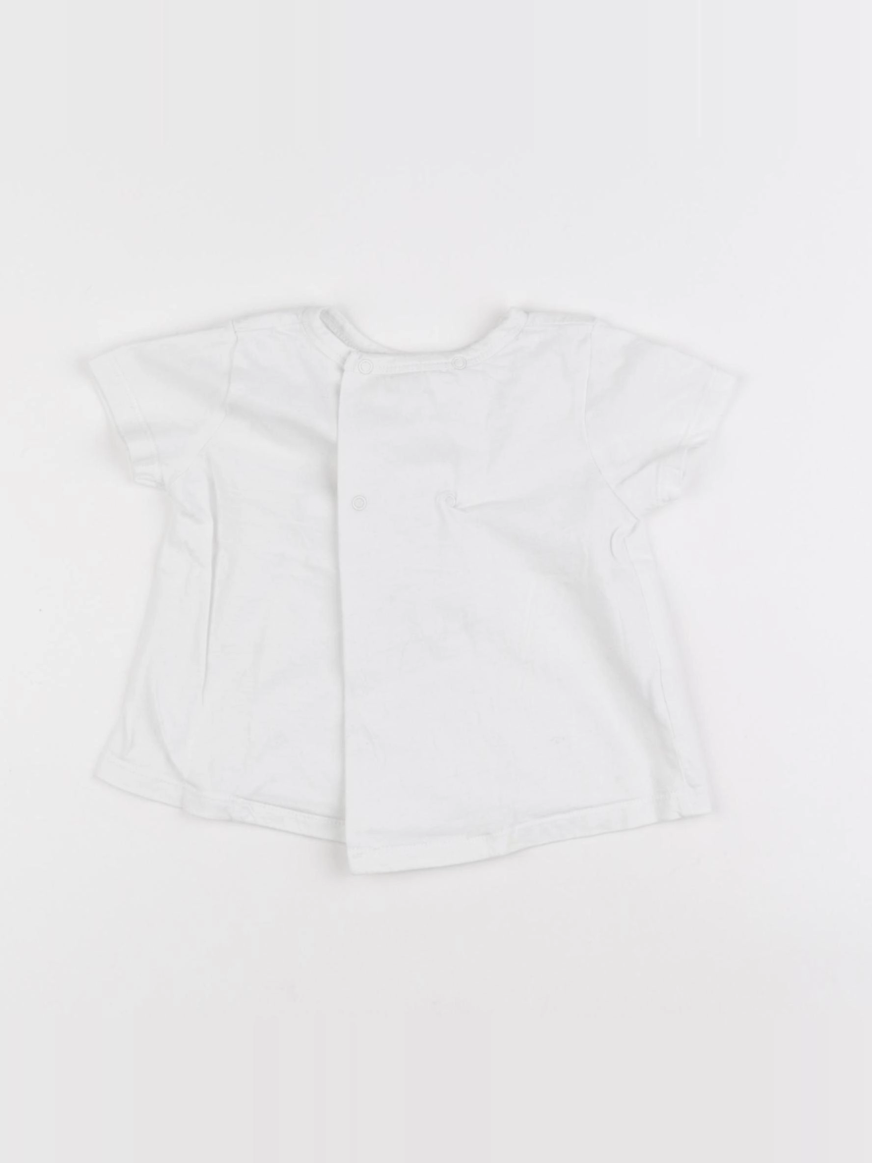 Boutchou - tee-shirt blanc - 9 mois