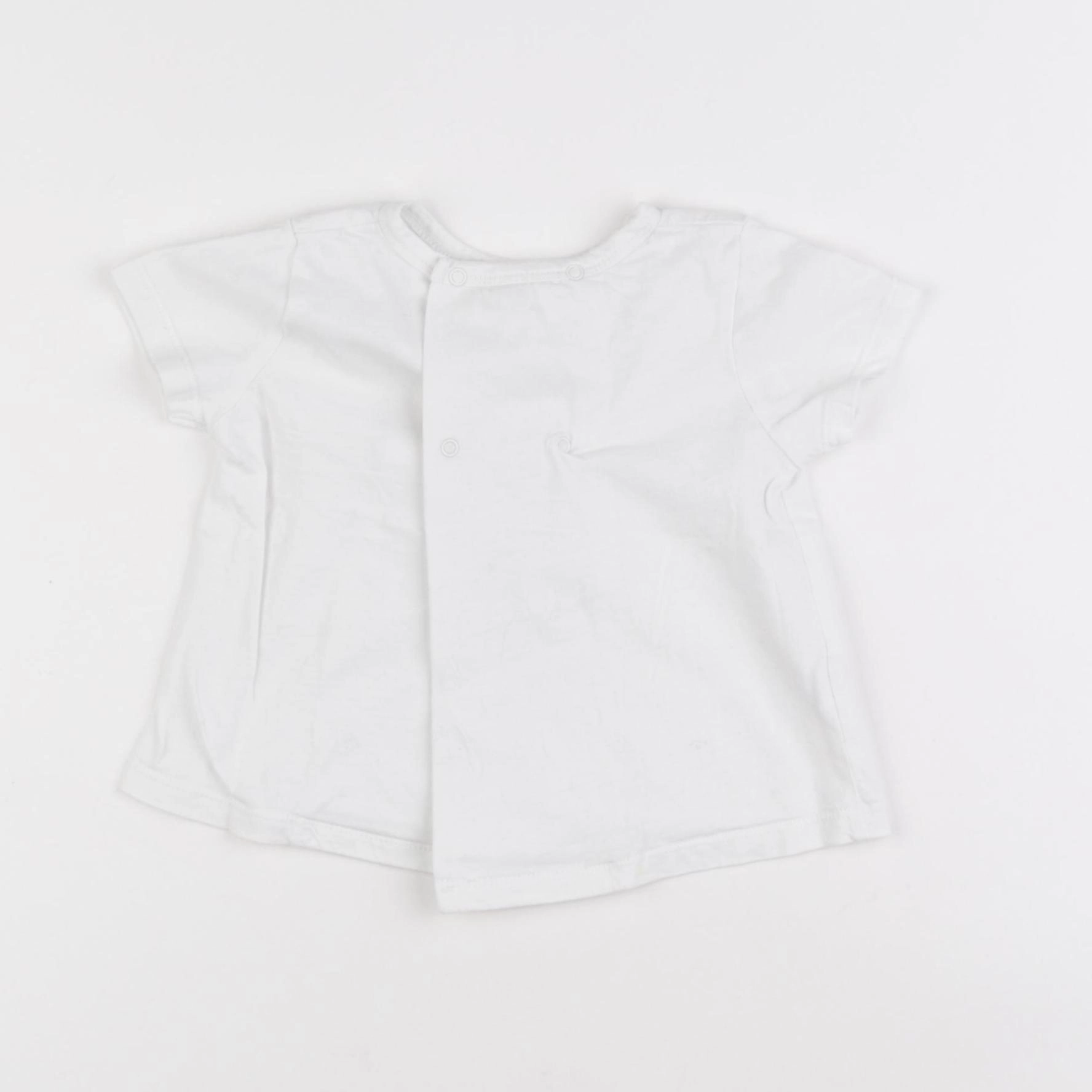 Boutchou - tee-shirt blanc - 9 mois
