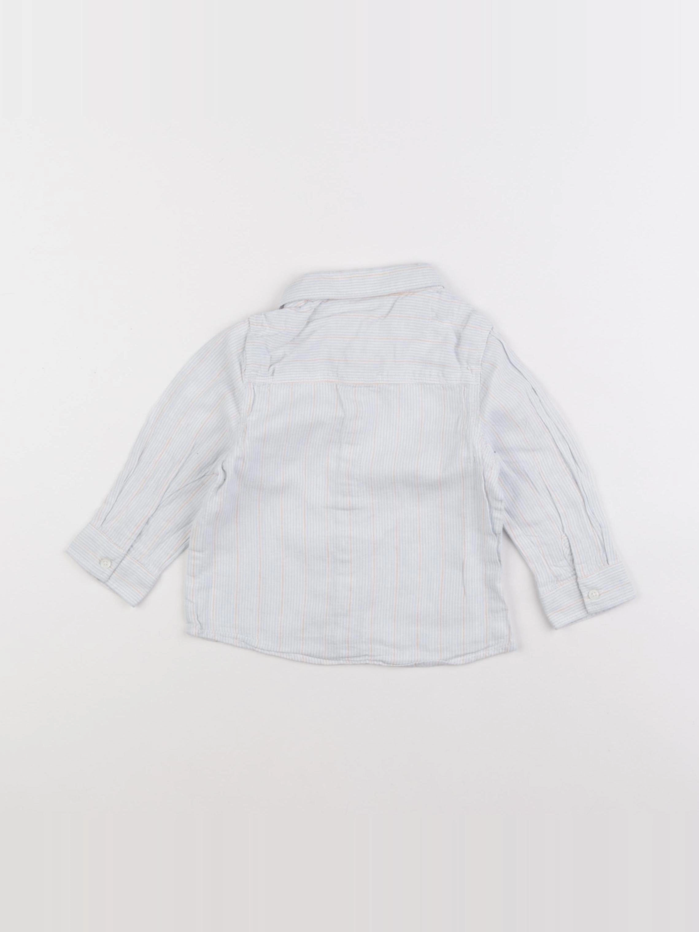 Tape à l'oeil - chemise bleu - 18 mois