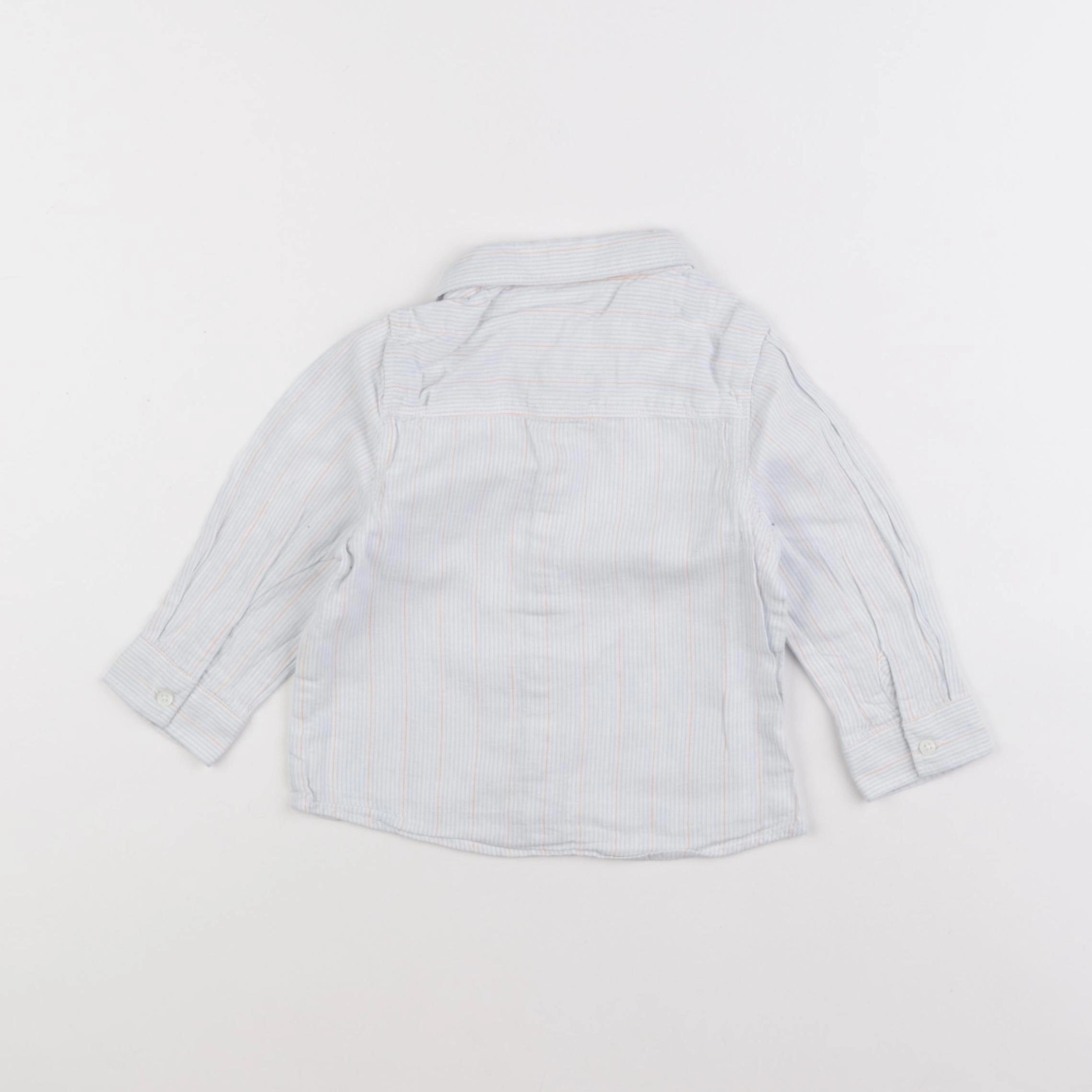 Tape à l'oeil - chemise bleu - 18 mois
