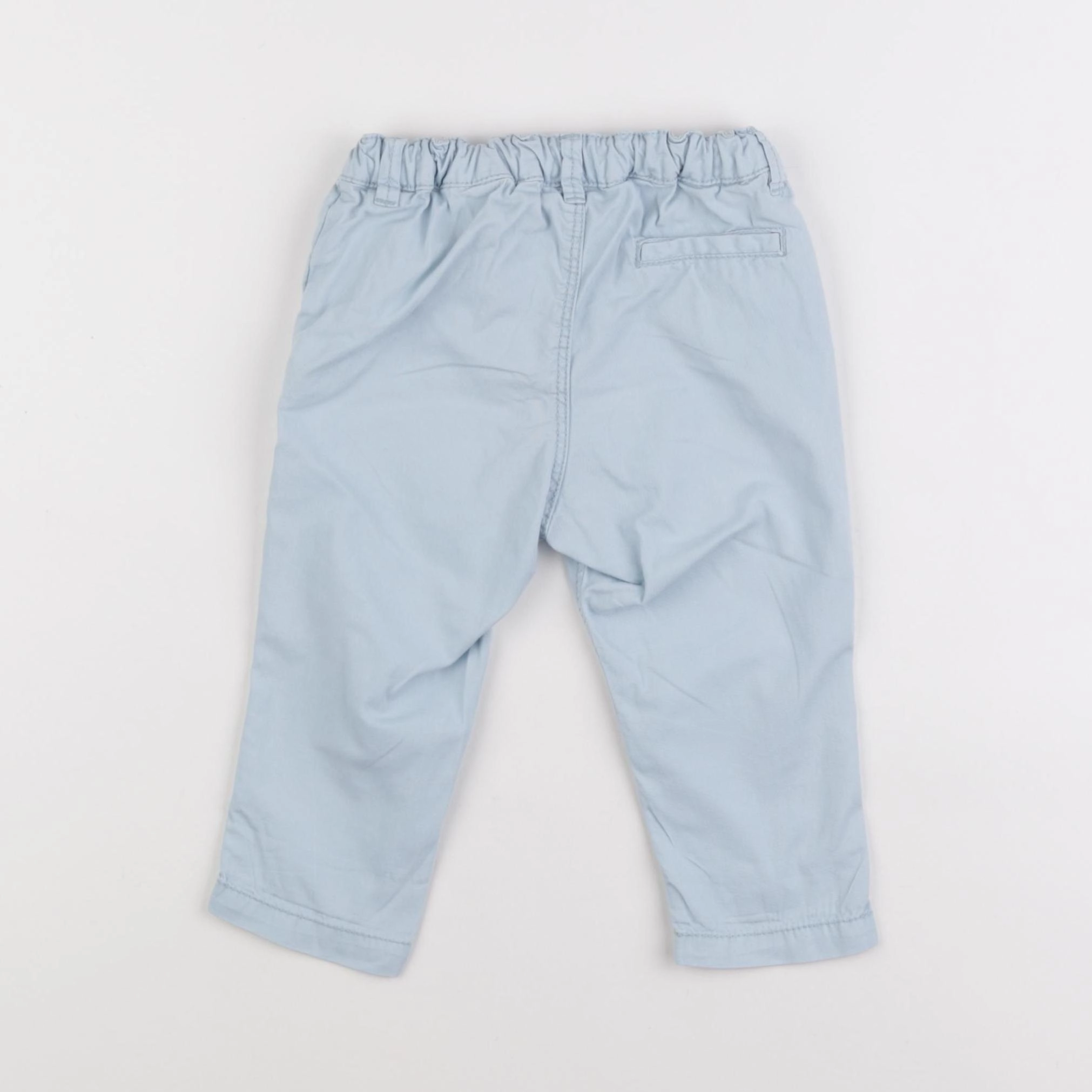 H&M - pantalon bleu - 9/12 mois