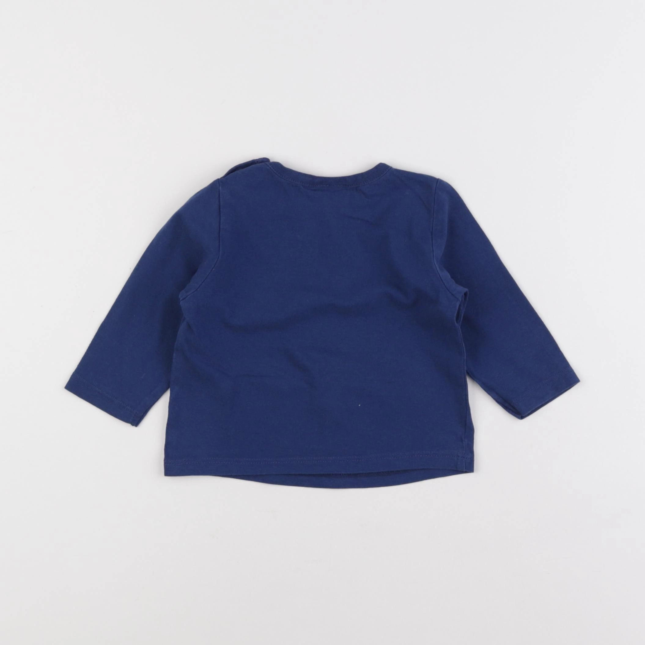 Tape à l'oeil - tee-shirt bleu - 6 mois