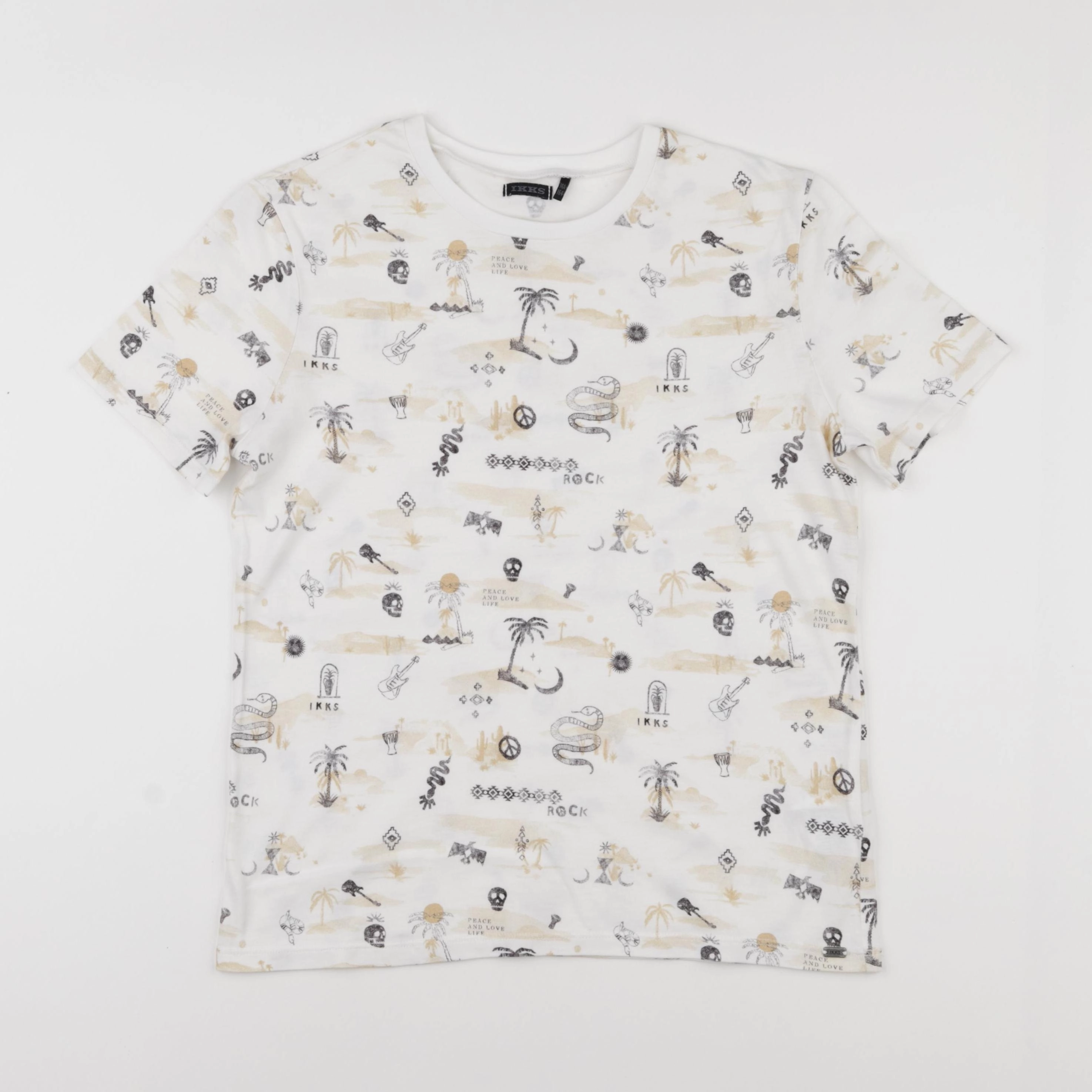 IKKS - tee-shirt multicolore - 14 ans