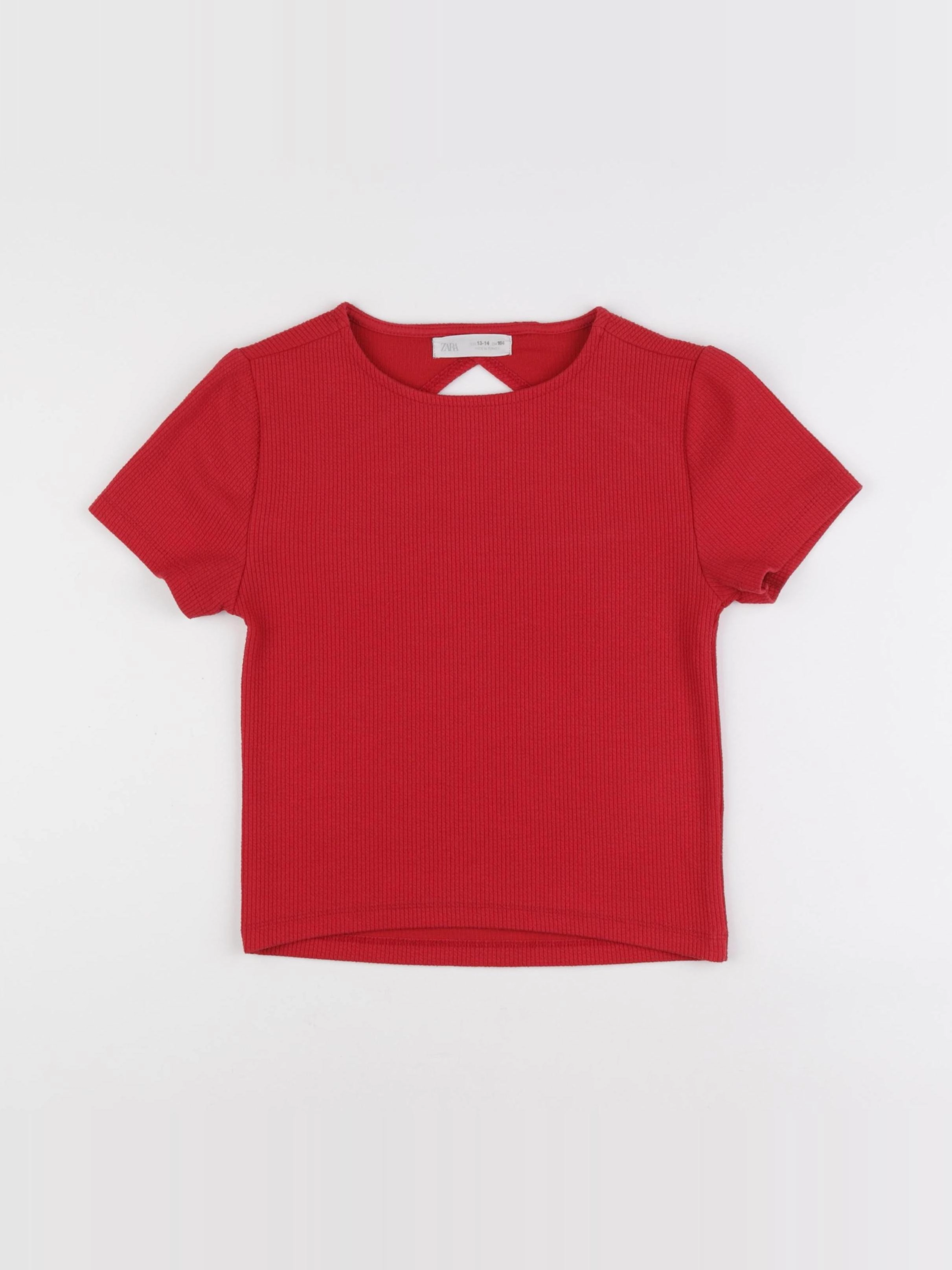 Zara - tee-shirt rouge - 13/14 ans
