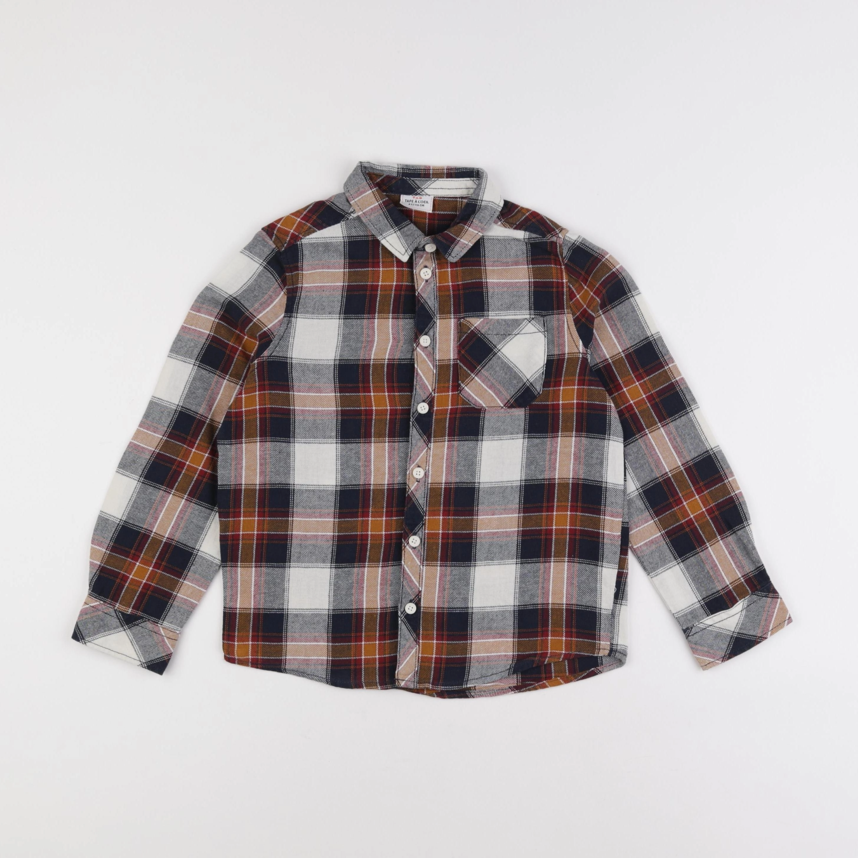 Tape à l'oeil - chemise marron - 6 ans