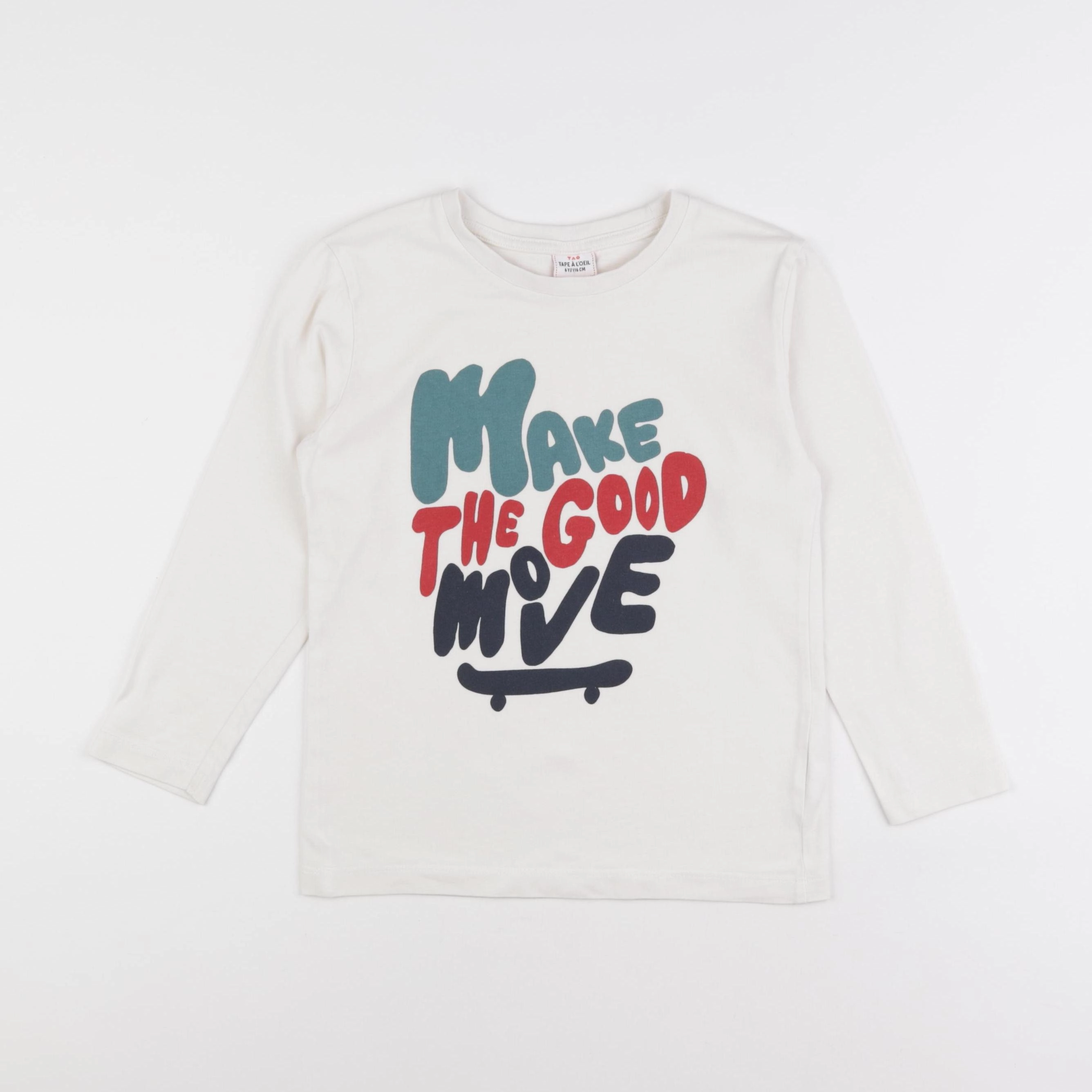 Tape à l'oeil - tee-shirt blanc - 6 ans