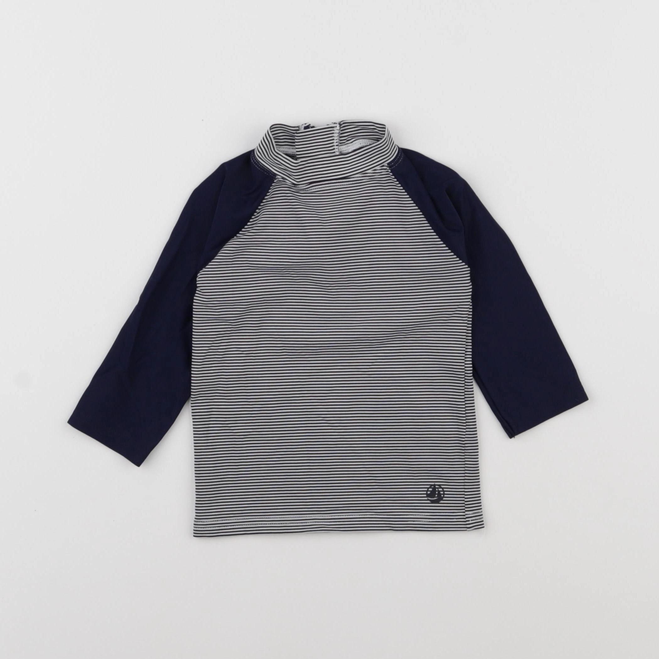 Petit Bateau - tee-shirt de bain bleu - 18 mois