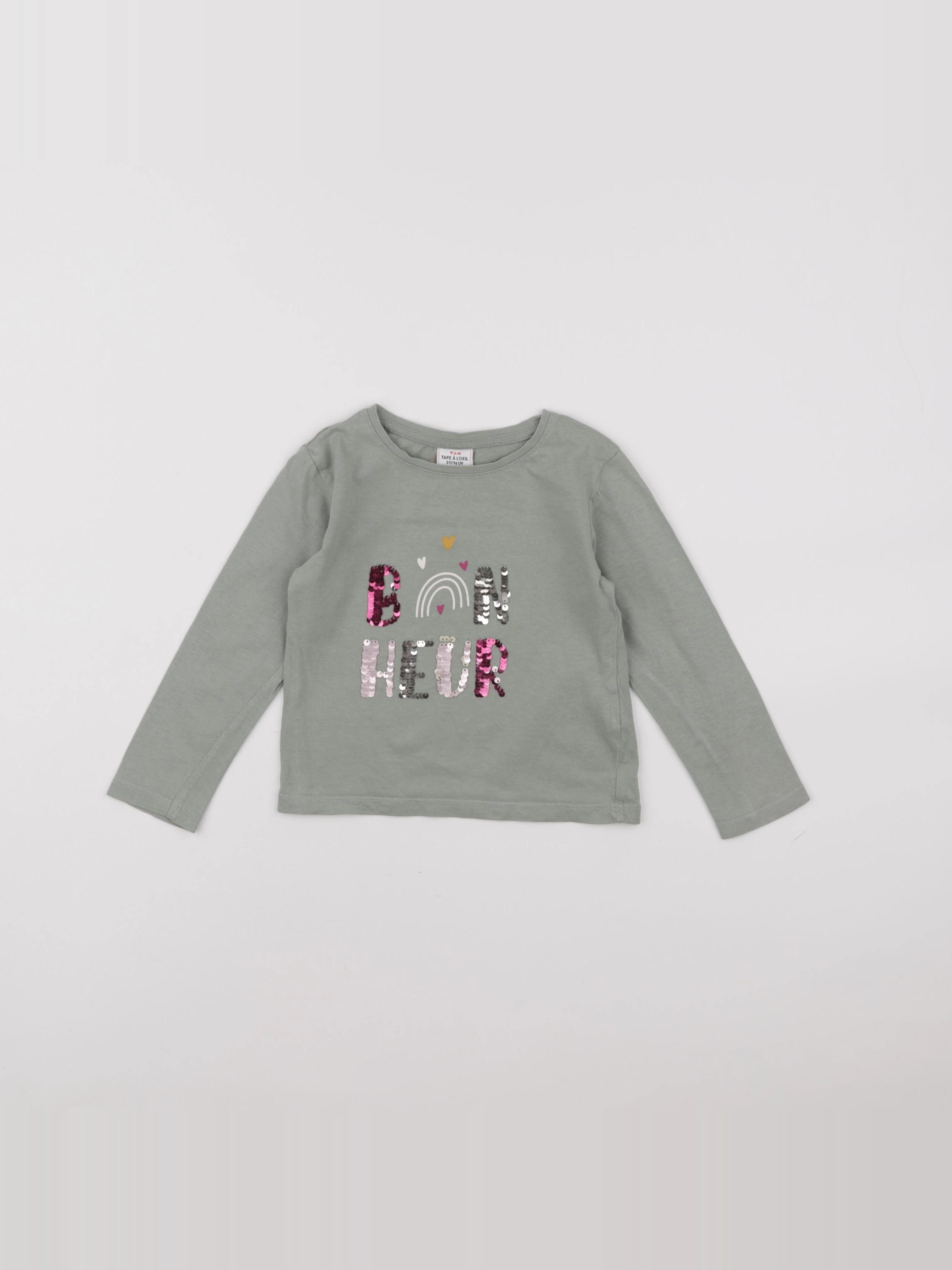 Tape à l'oeil - tee-shirt vert - 3 ans
