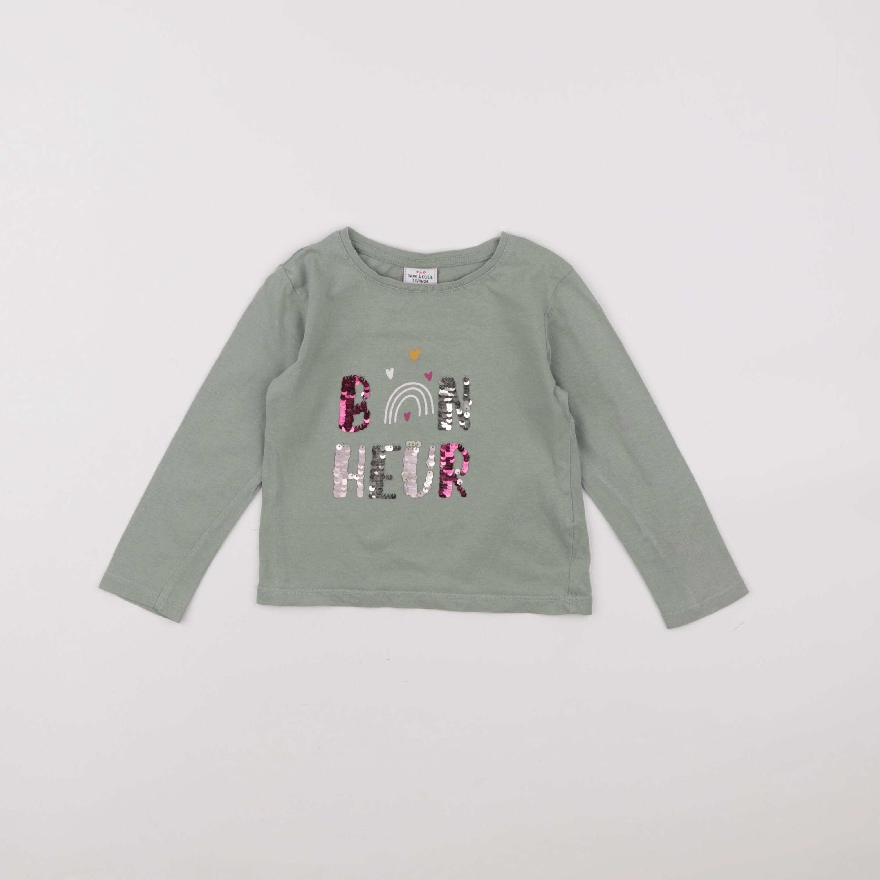Tape à l'oeil - tee-shirt vert - 3 ans